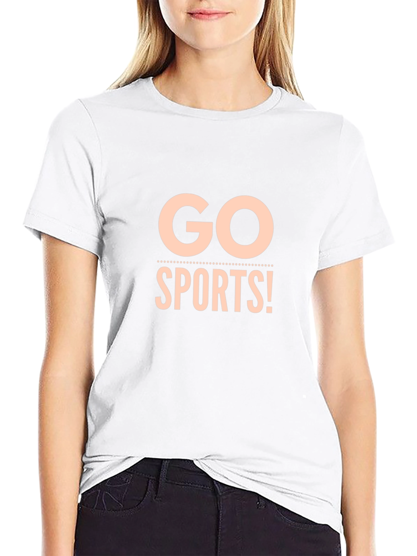 Go Sports! Black Graphic T-Shirt