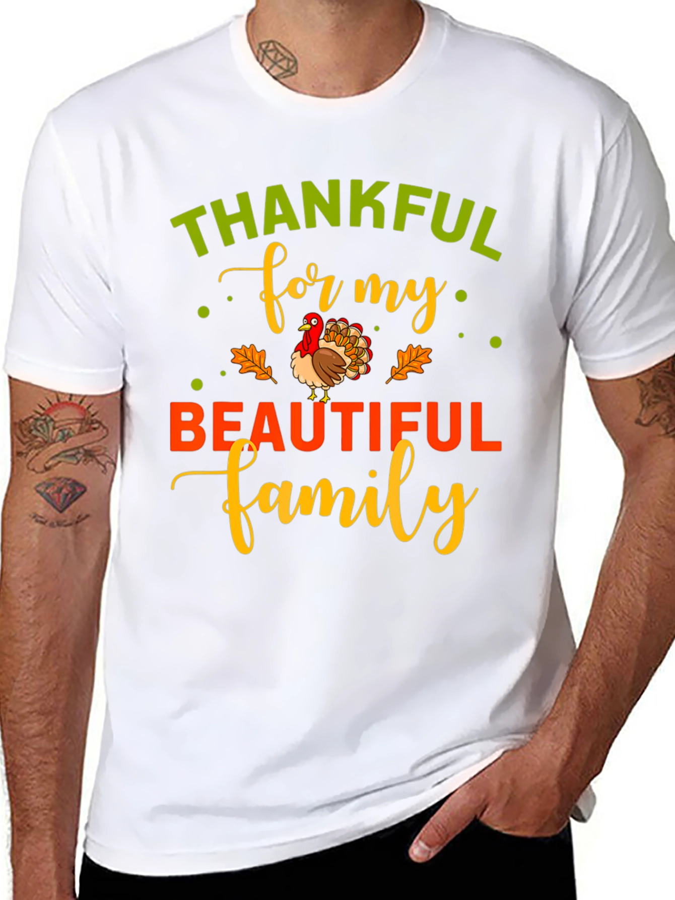 Thankful For My Beautiful Family T-Shirt