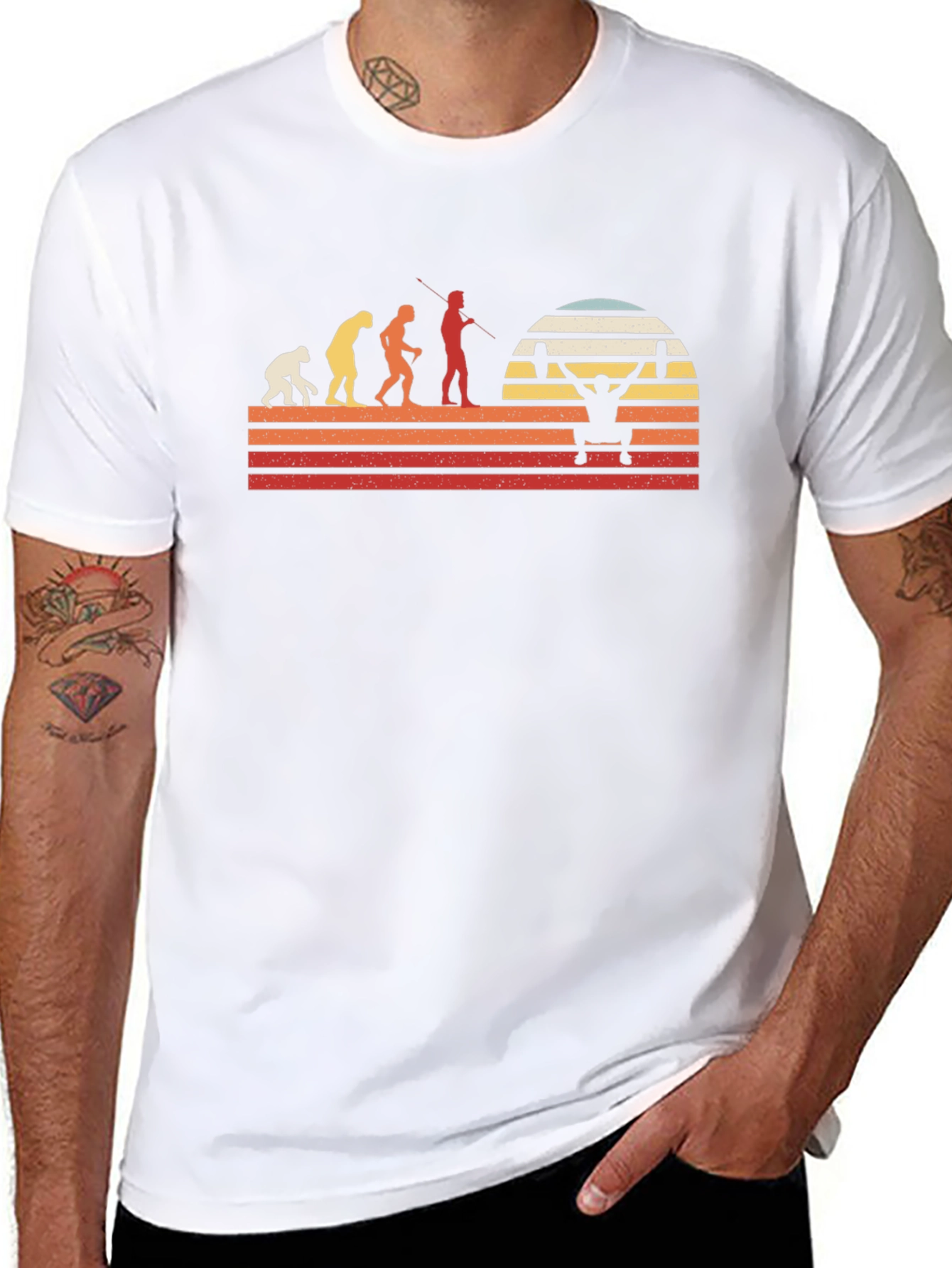 Weightlifting Evolution Graphic Tee