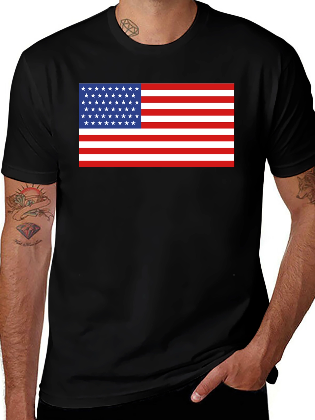 American Flag Patriotic T-Shirt
