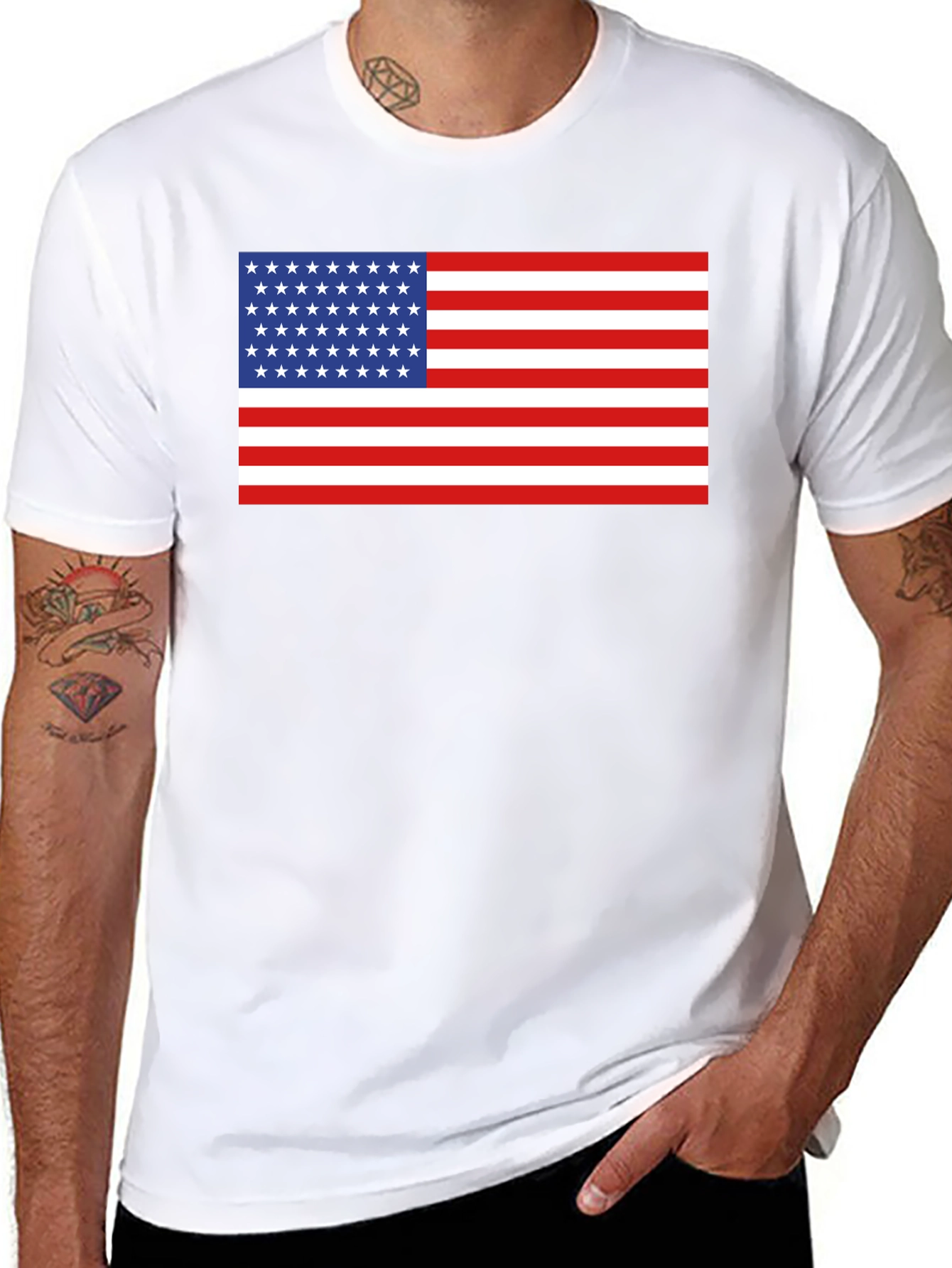 American Flag Patriotic T-Shirt