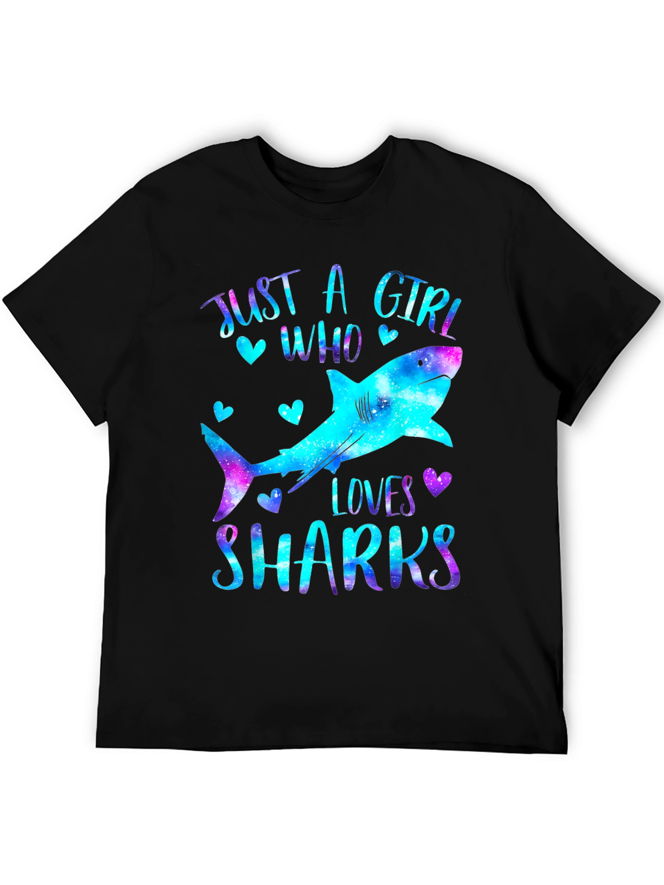 Just A Girl Who Loves Sharks T-Shirt