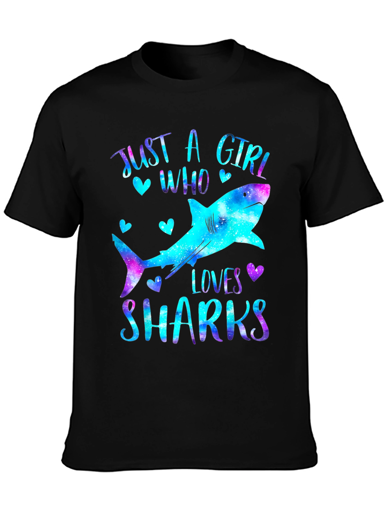 Just A Girl Who Loves Sharks T-Shirt