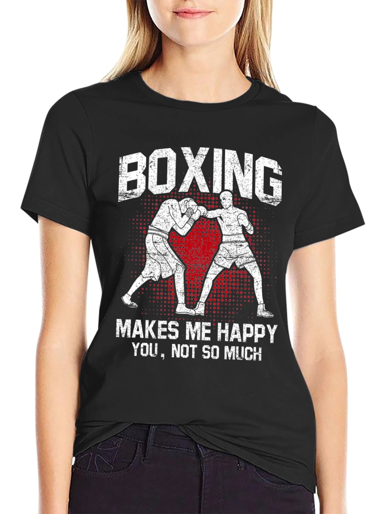 Boxing Makes Me Happy T-Shirt