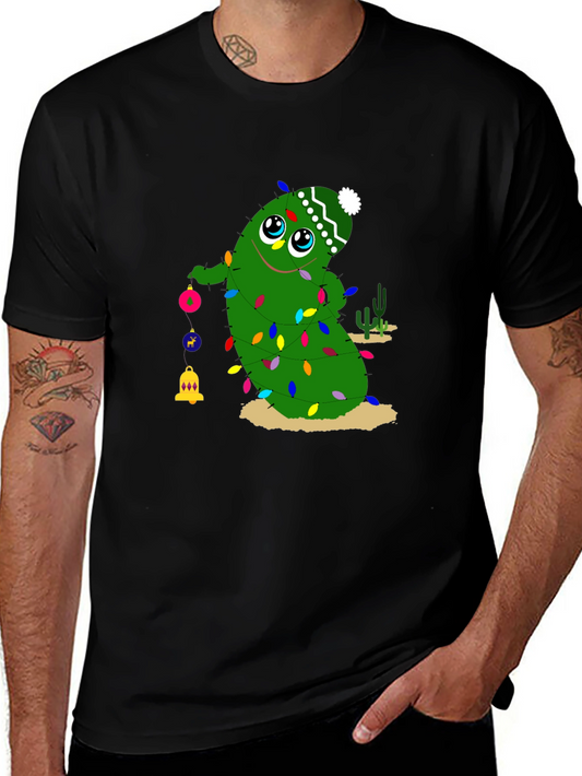 Festive Cactus Christmas T-Shirt