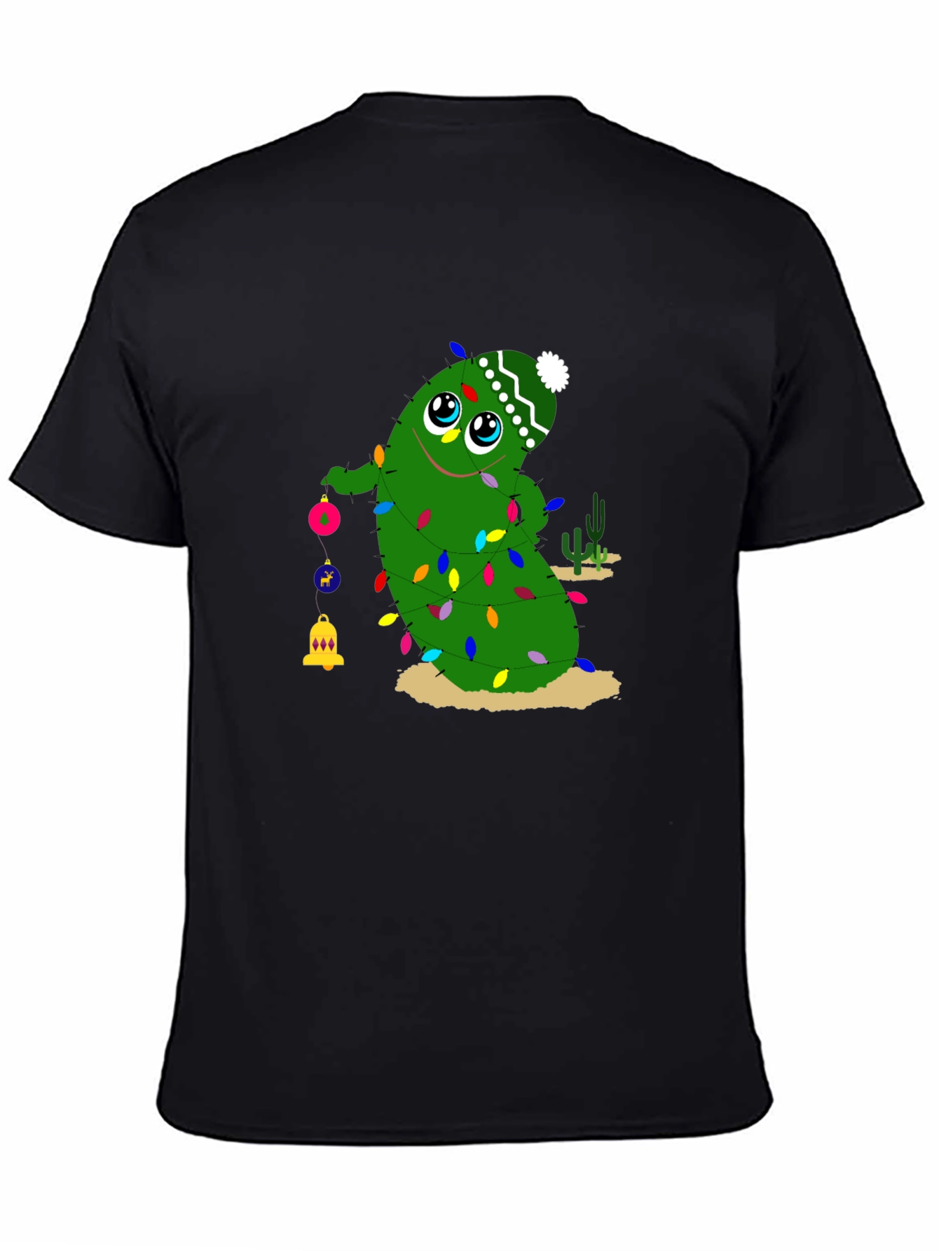 Festive Cactus Christmas T-Shirt