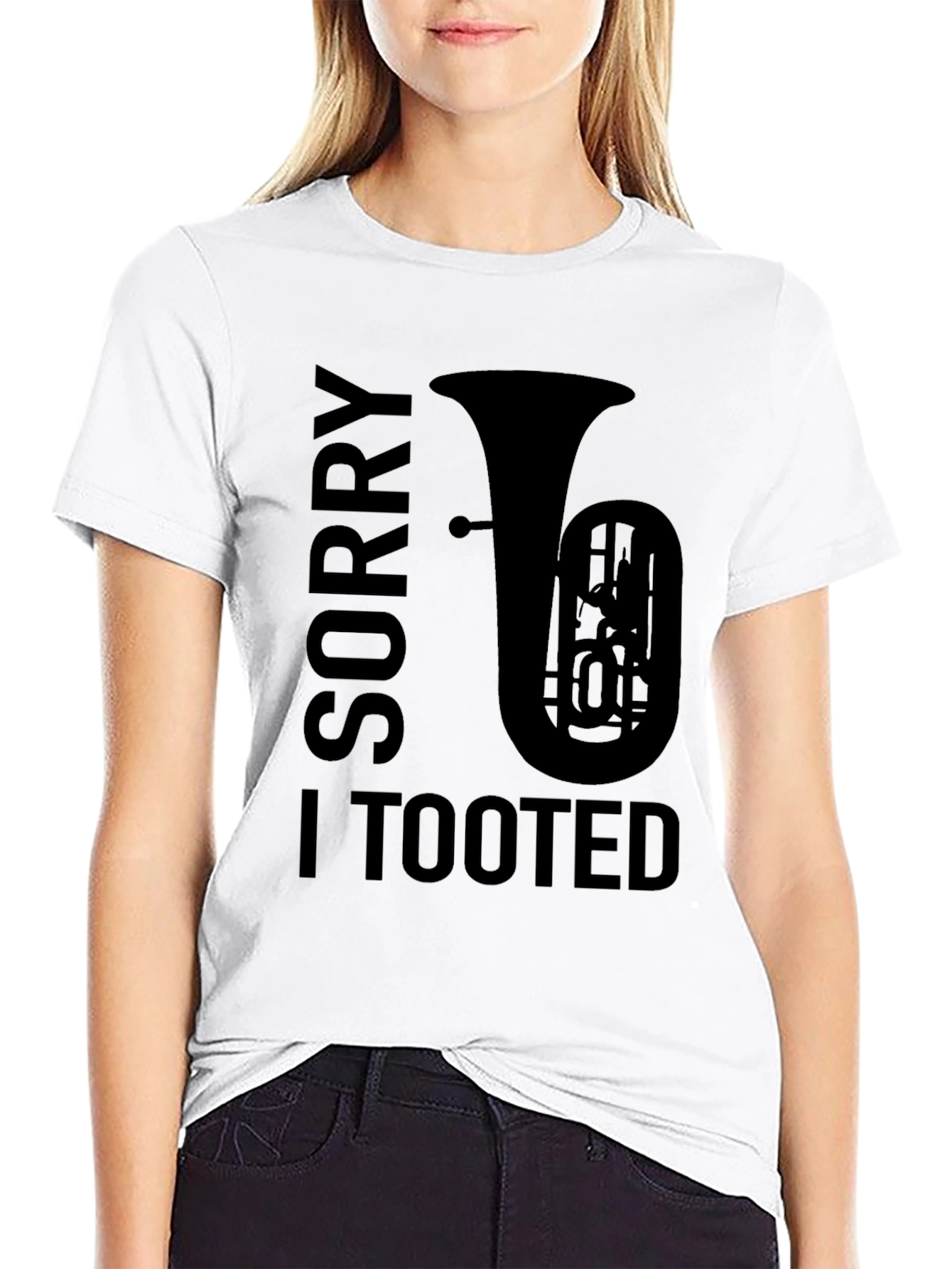 Sorry I Tooted Tuba Graphic Tee