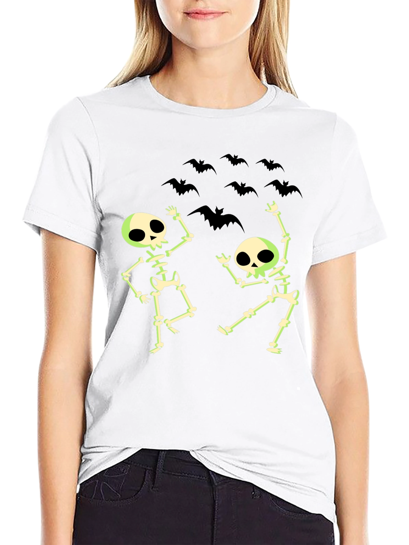 Skeleton Dance Tee - Fun Halloween Shirt