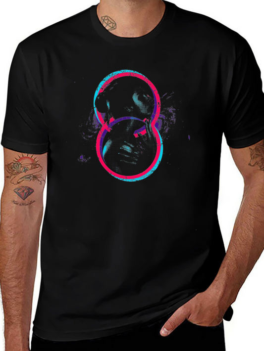 Vaporwave Style Fitness T-Shirt