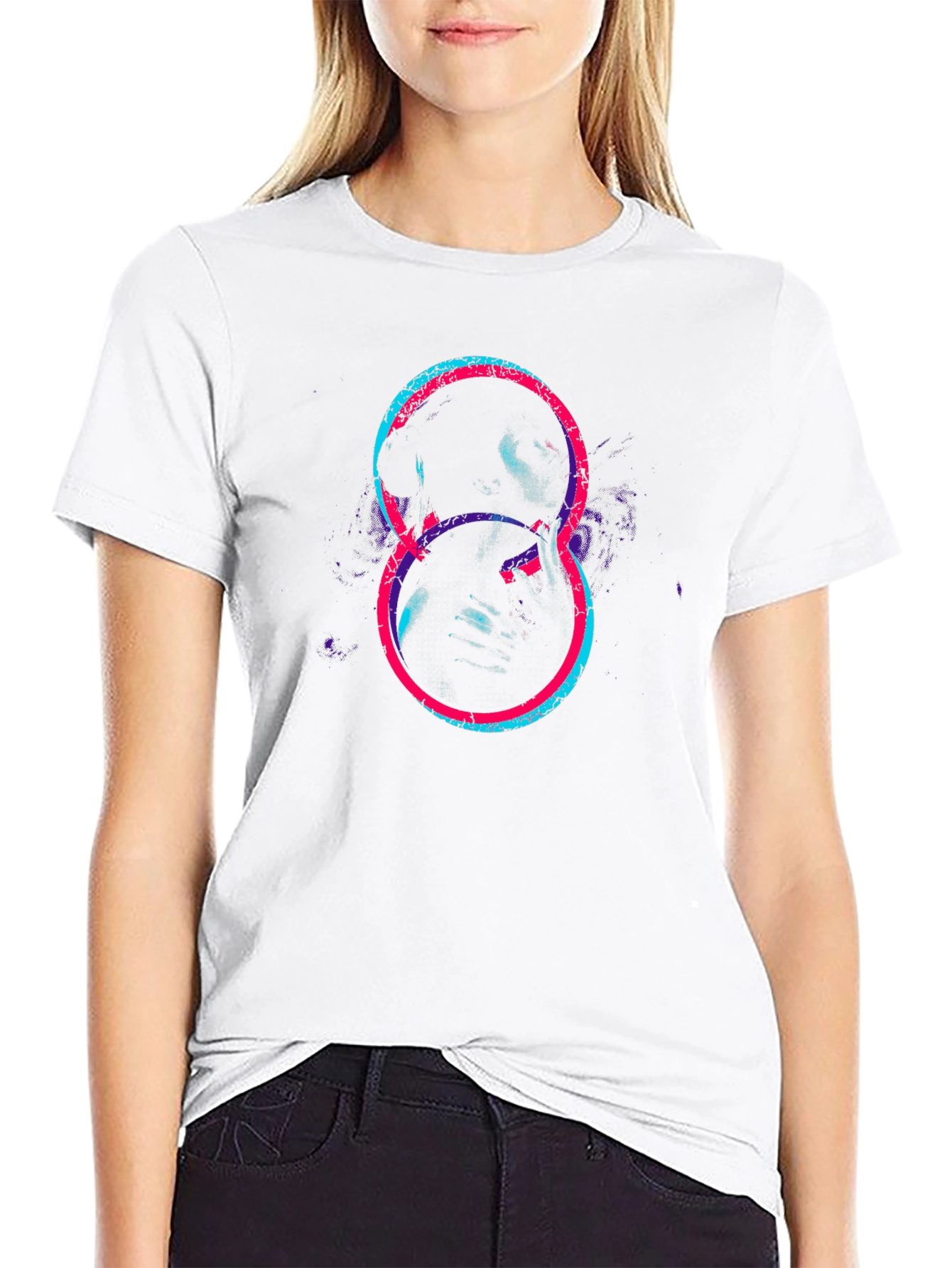 Vaporwave Style Fitness T-Shirt