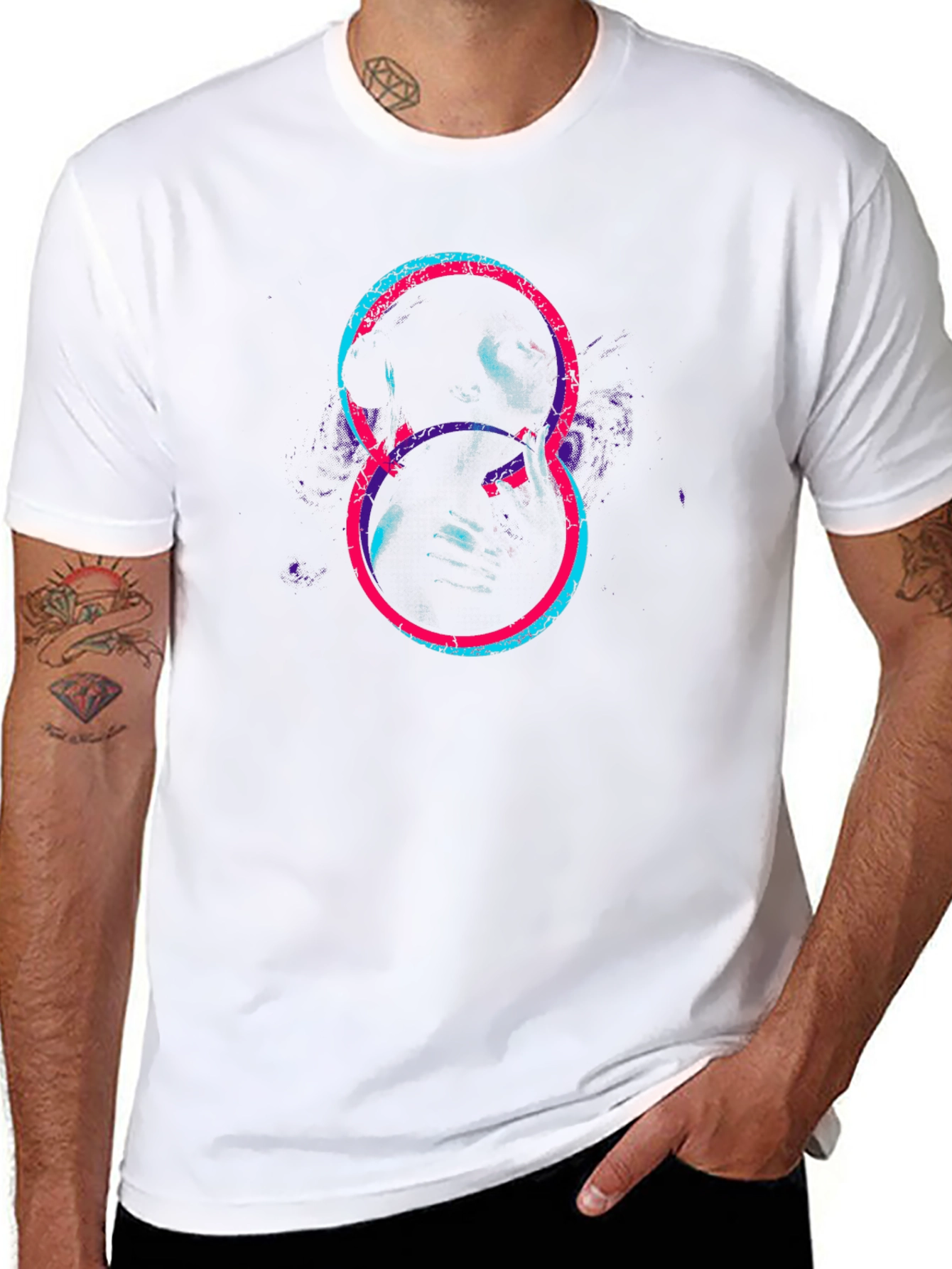 Vaporwave Style Fitness T-Shirt