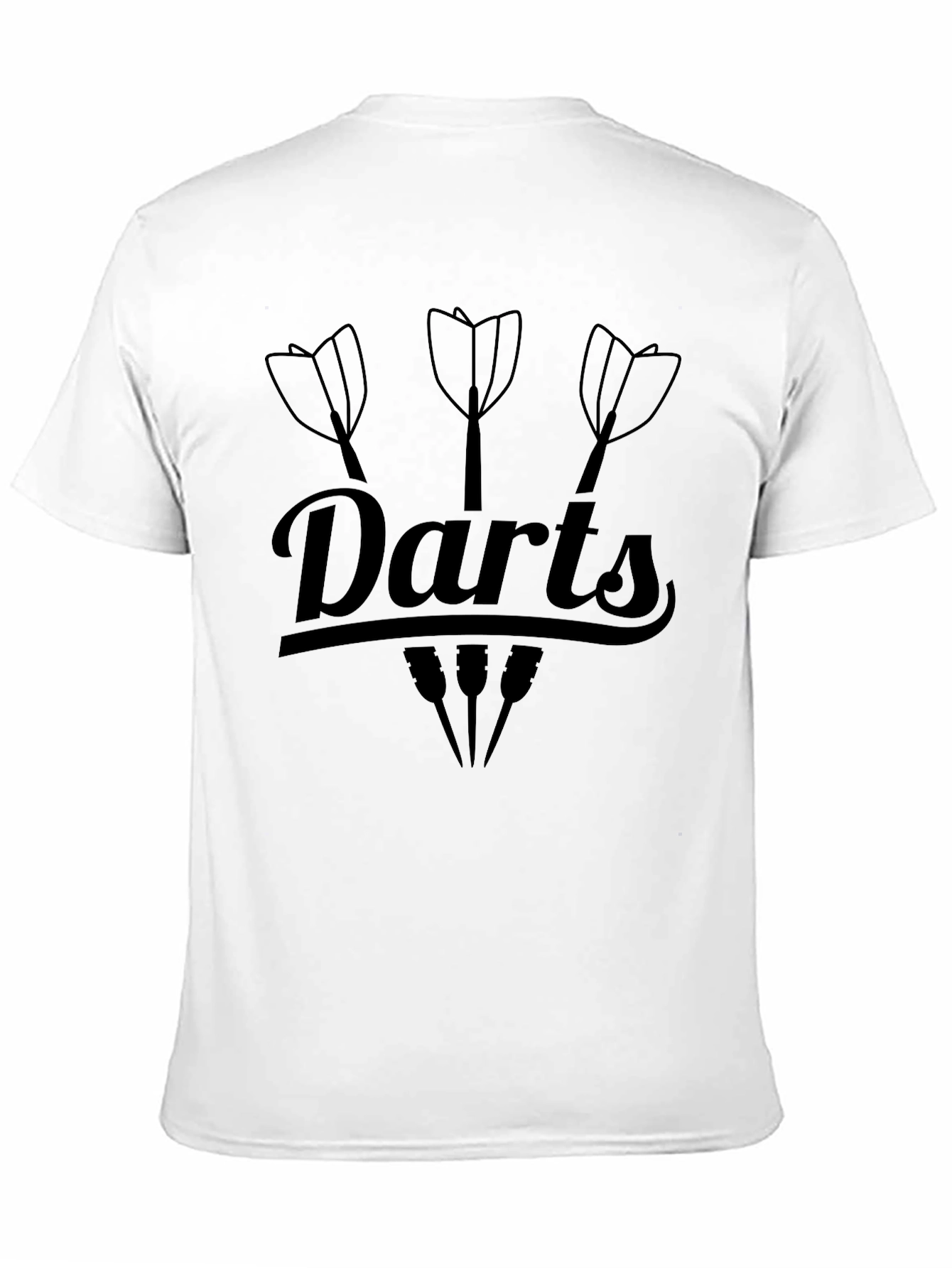 Darts Graphic Black T-Shirt