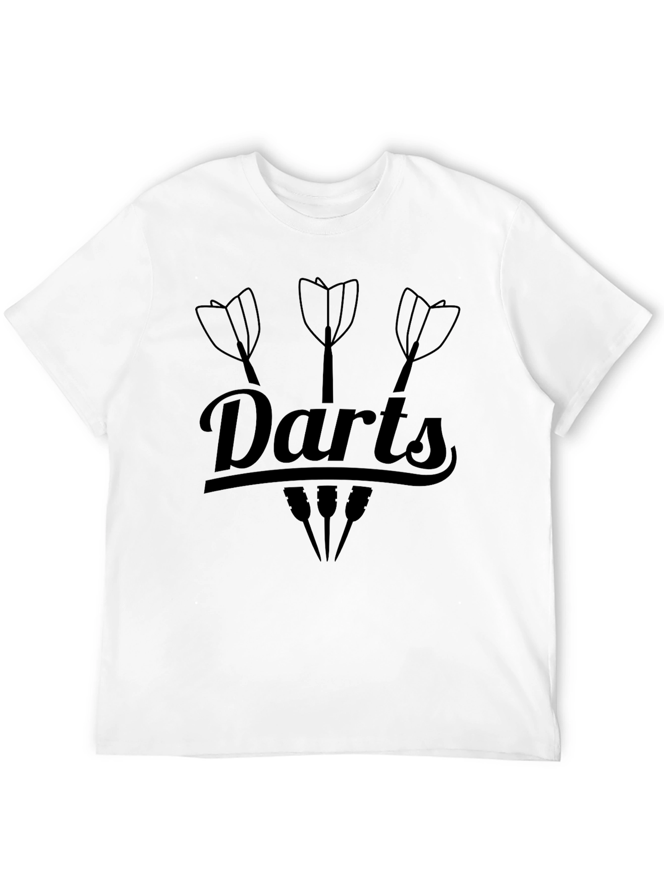 Darts Graphic Black T-Shirt