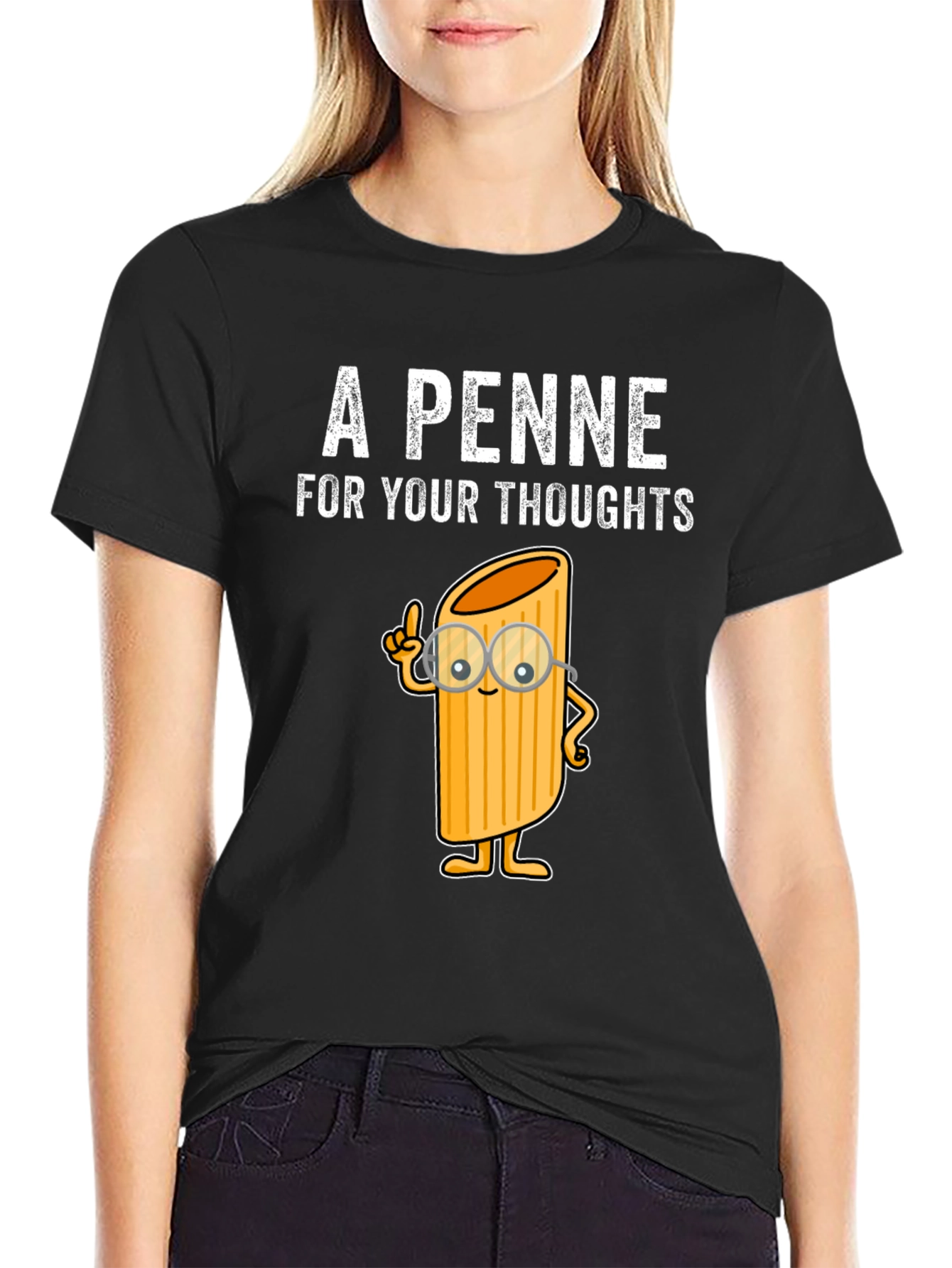 A Penne For Your Thoughts Funny T-Shirt