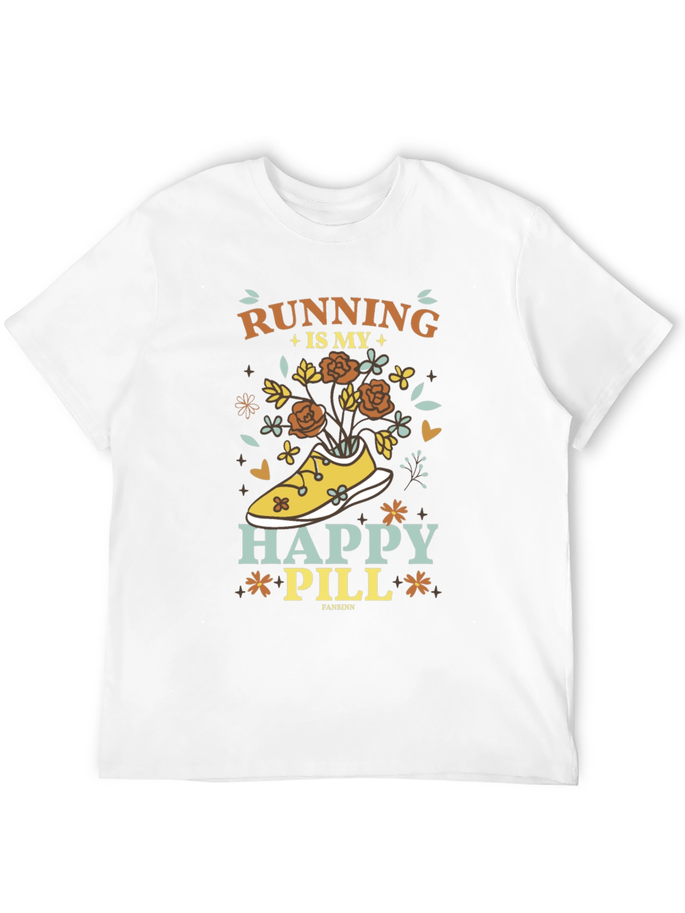 Running is My Happy Pill Graphic Tee