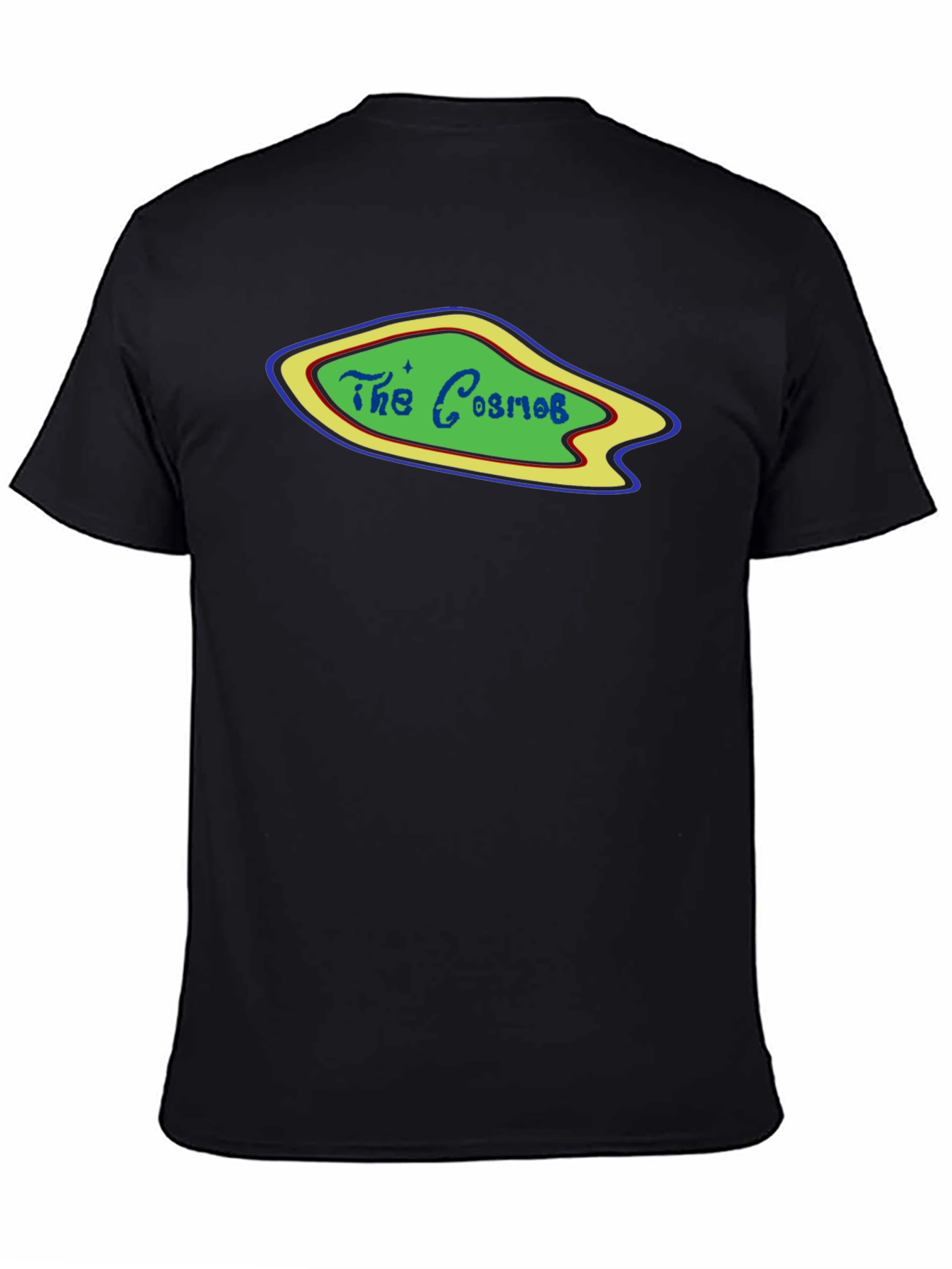 The Cosmos Retro Graphic T-Shirt - Black