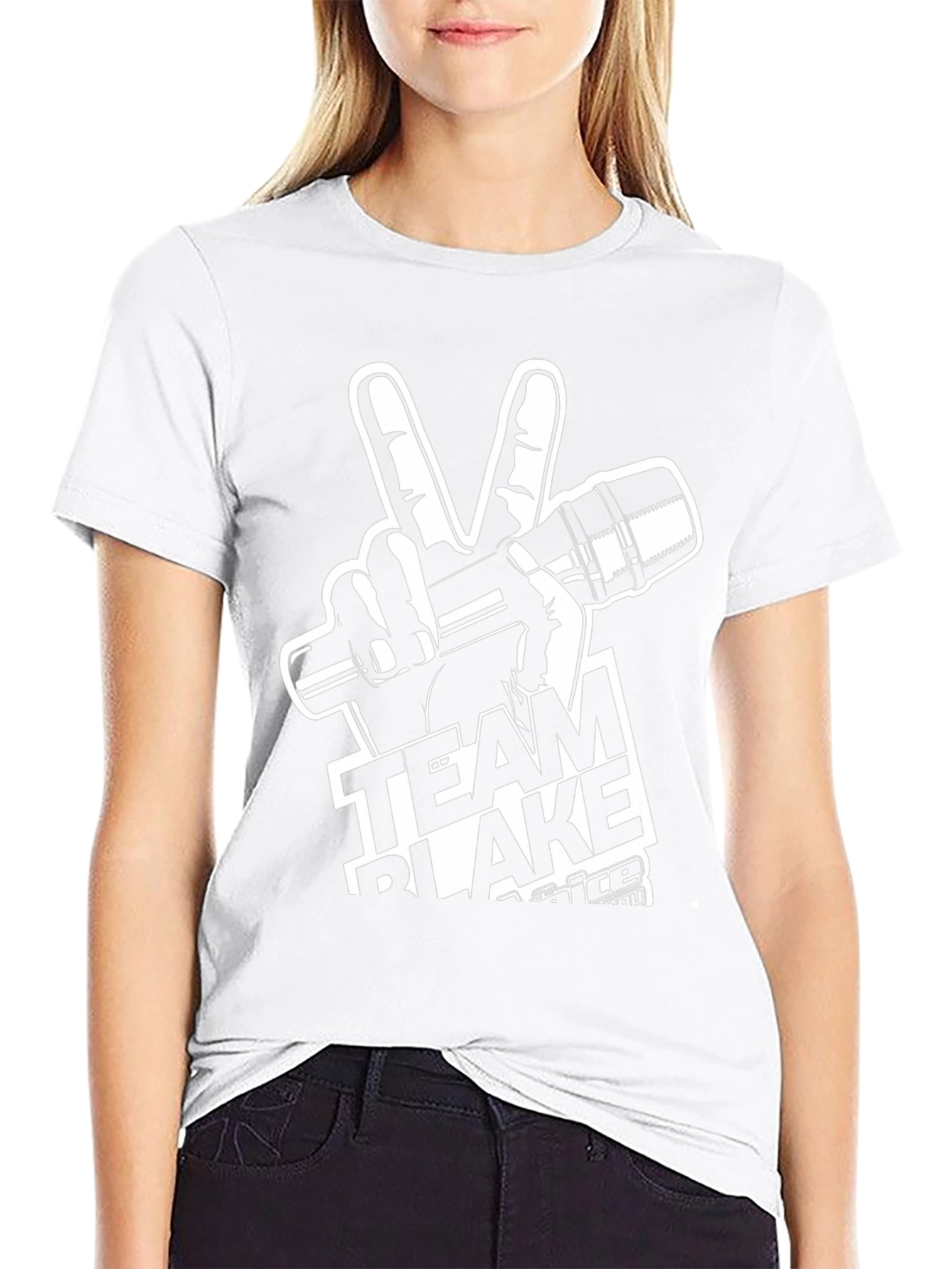 Team Blake Black Graphic T-Shirt