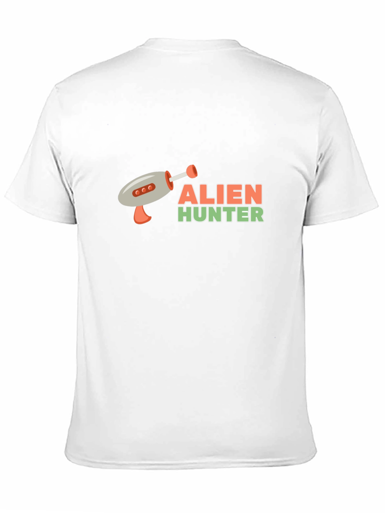 Alien Hunter Graphic Tee - Black Cotton T-Shirt