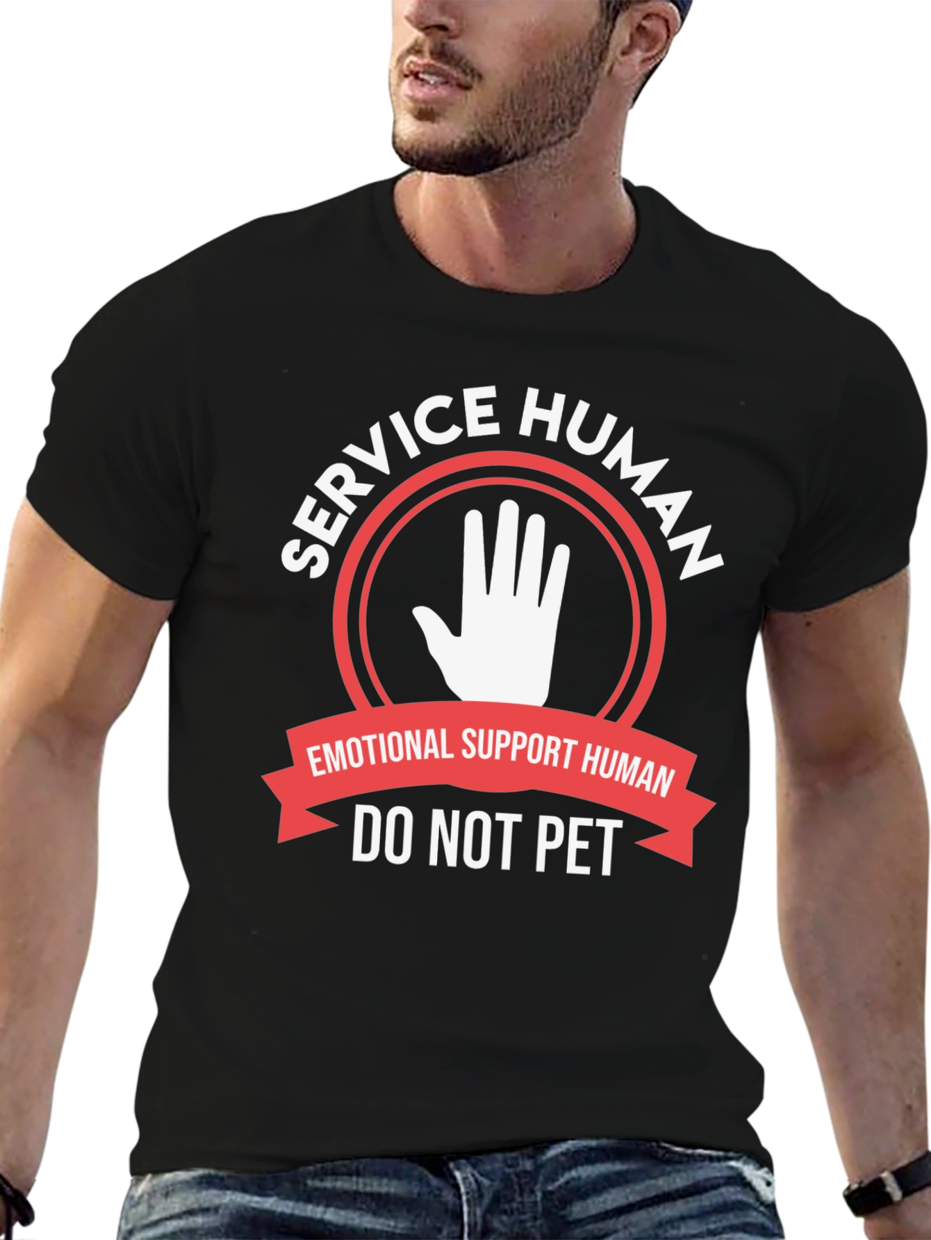 Service Human Emotional Support T-Shirt
