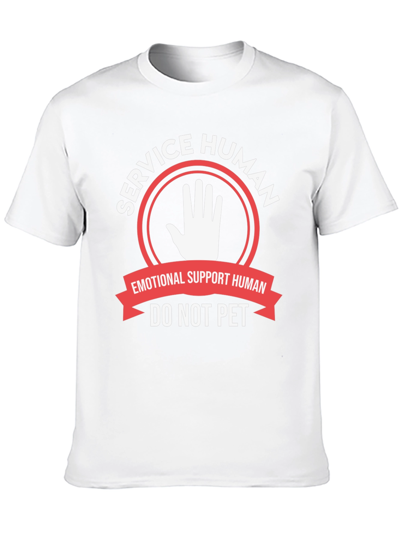 Service Human Emotional Support T-Shirt