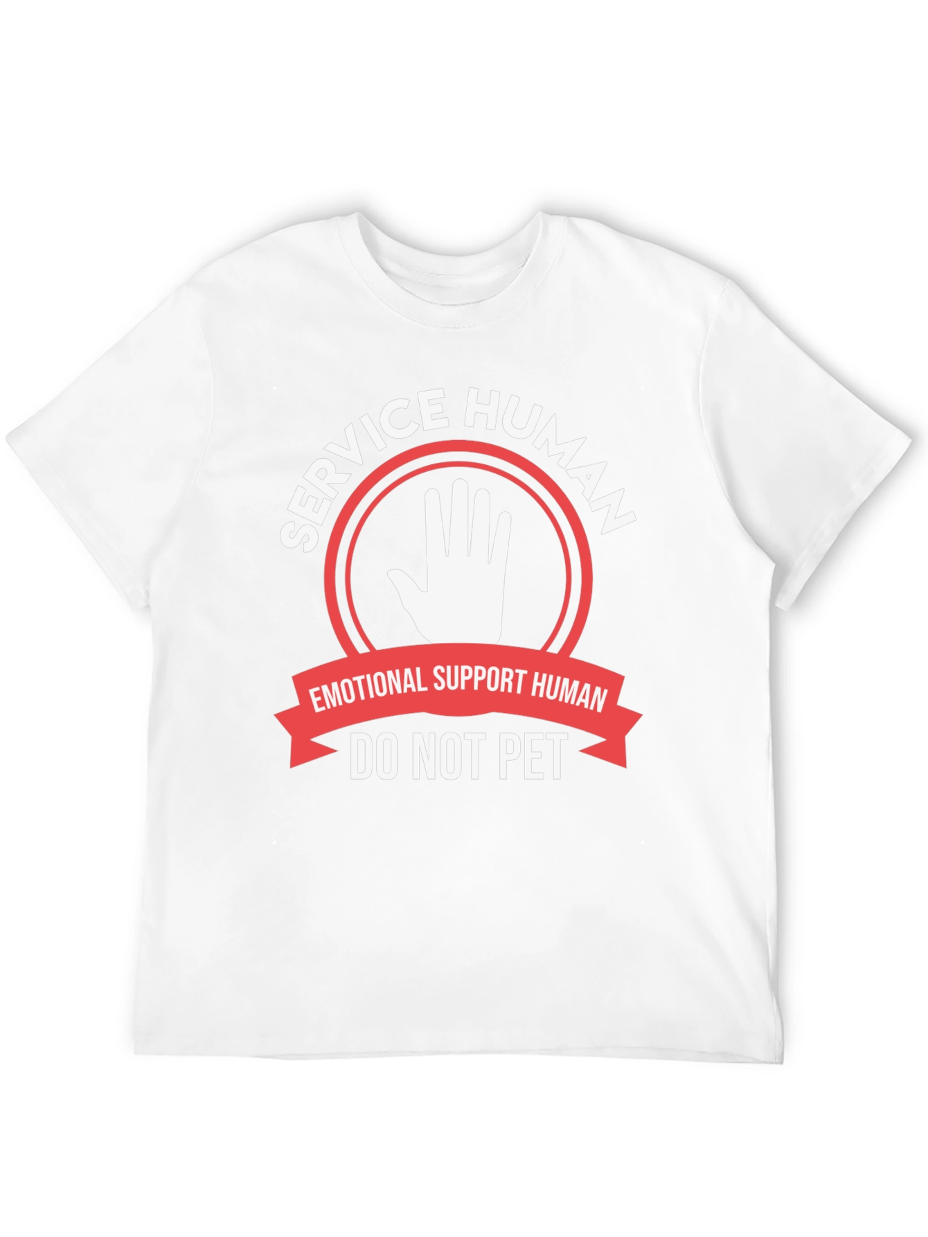 Service Human Emotional Support T-Shirt
