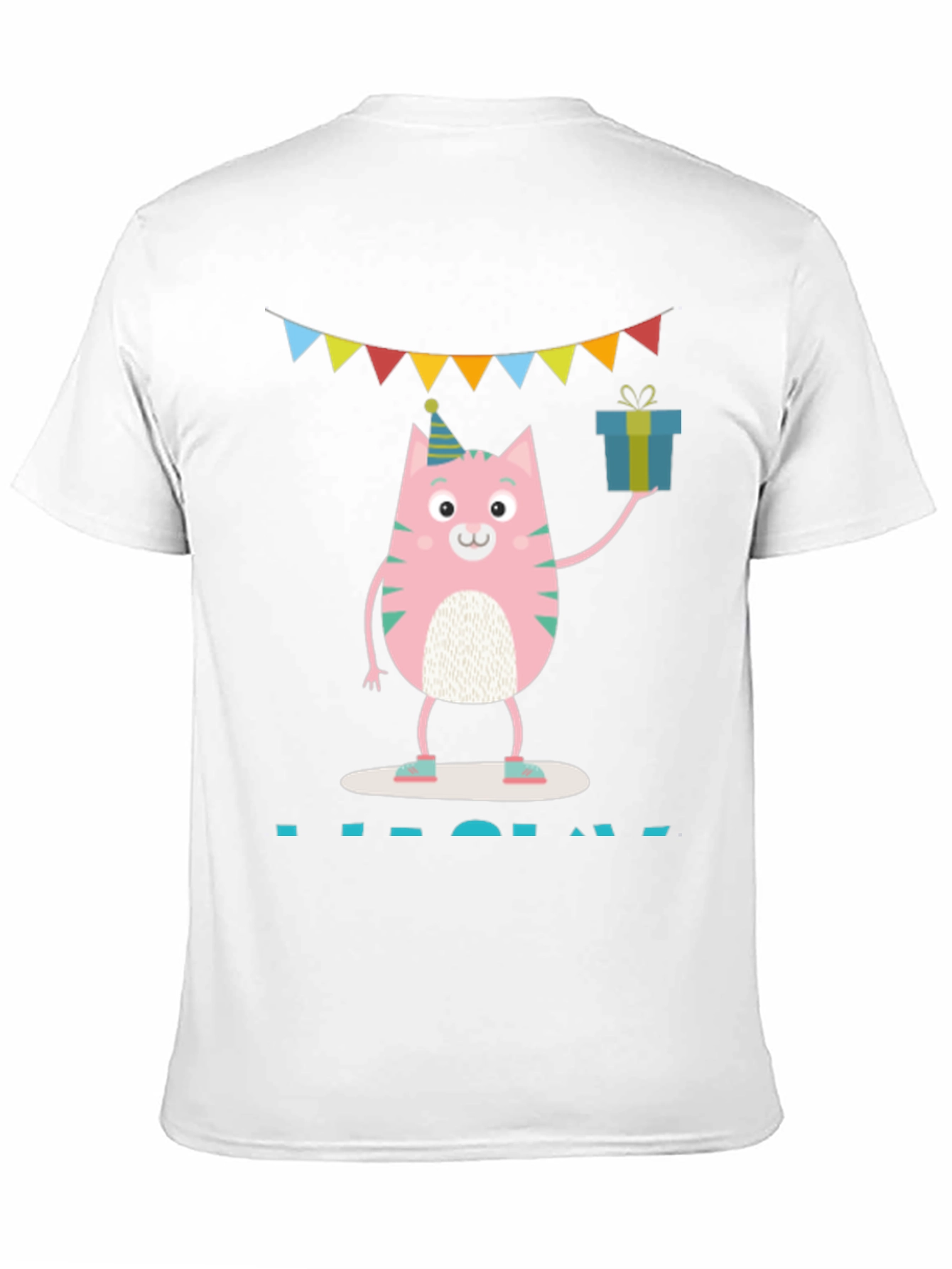 Birthday Cat Graphic T-Shirt - Unisex