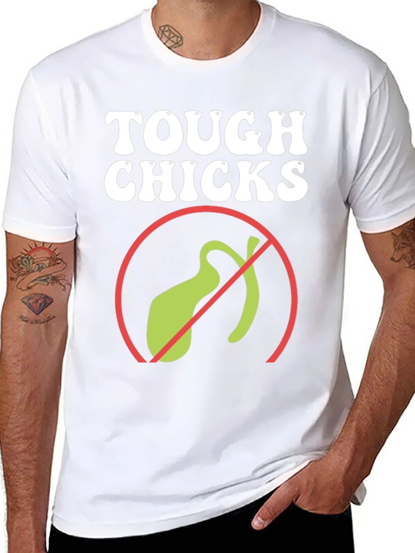Tough Chicks No Gallbladder T-Shirt