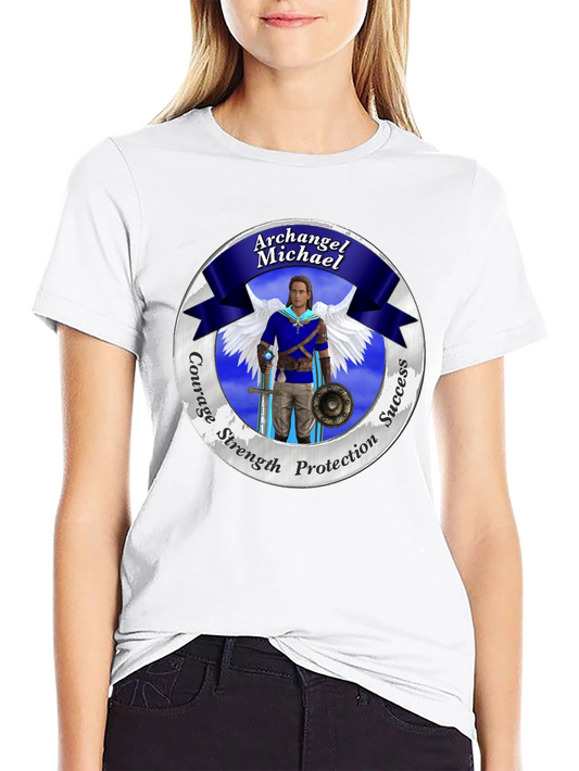 Archangel Michael Graphic Tee - Courage & Strength
