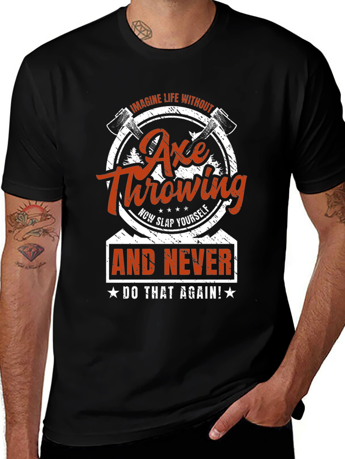 Axe Throwing Graphic Tee