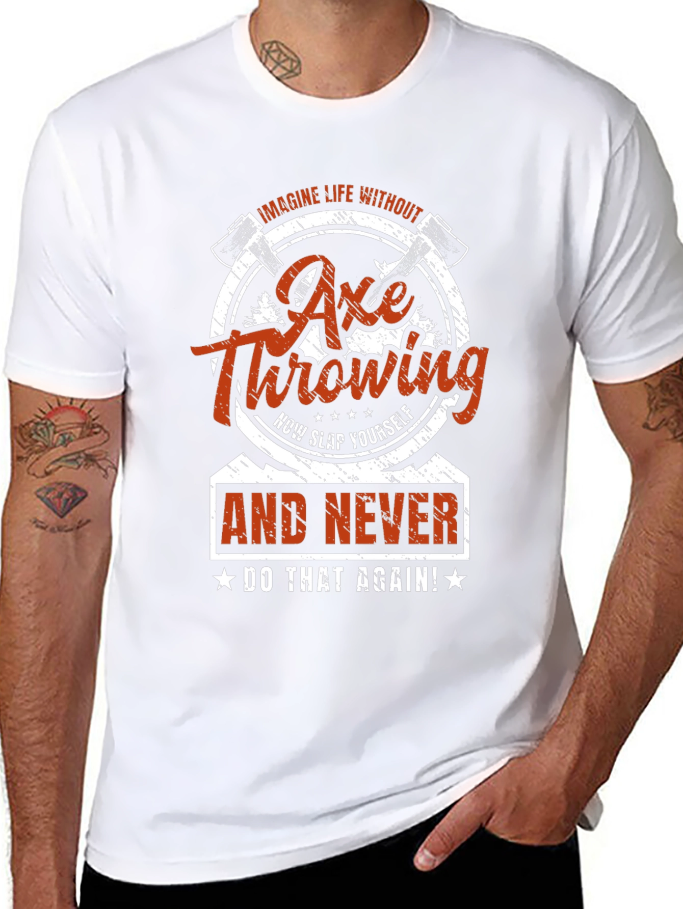 Axe Throwing Graphic Tee