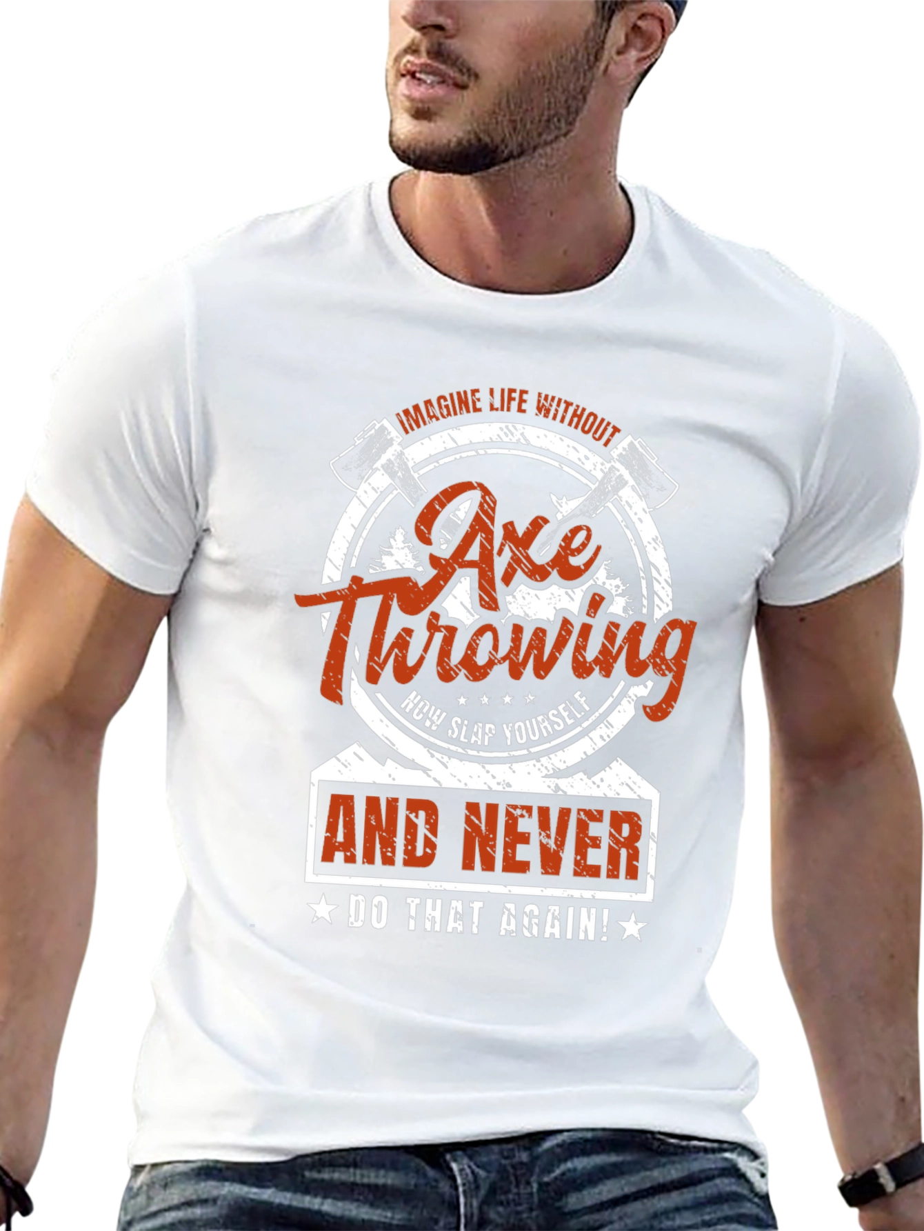 Axe Throwing Graphic Tee