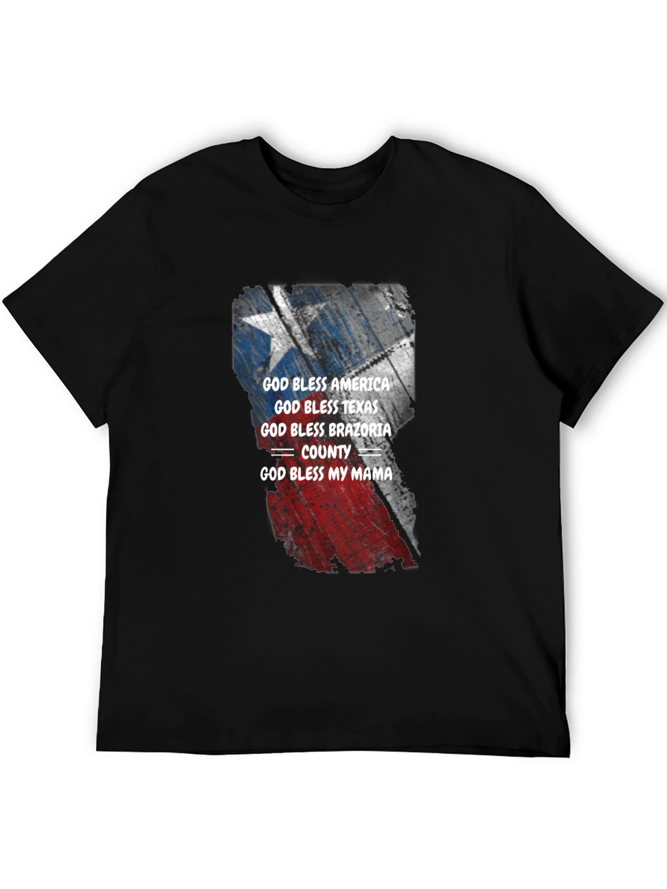 God Bless America Texas Brazoria County T-Shirt