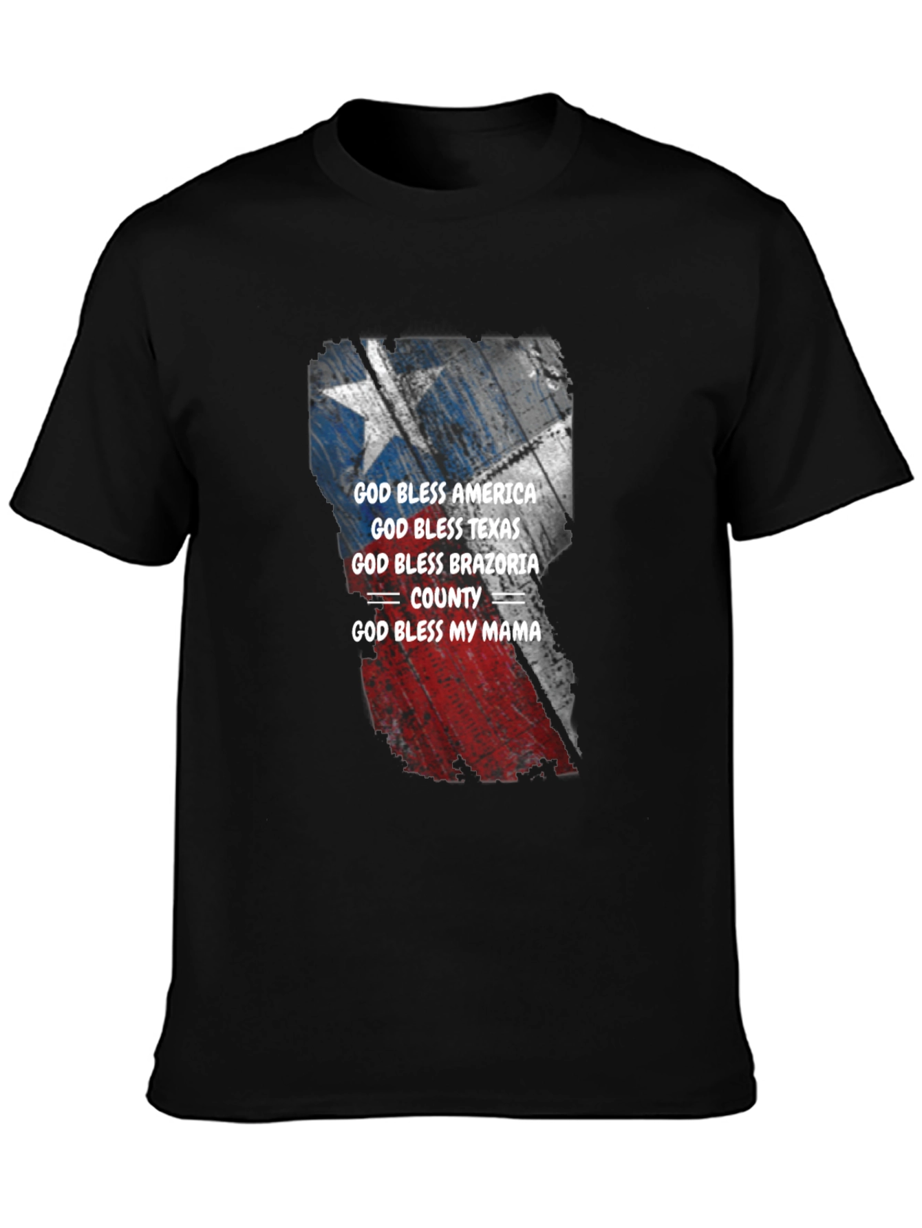 God Bless America Texas Brazoria County T-Shirt