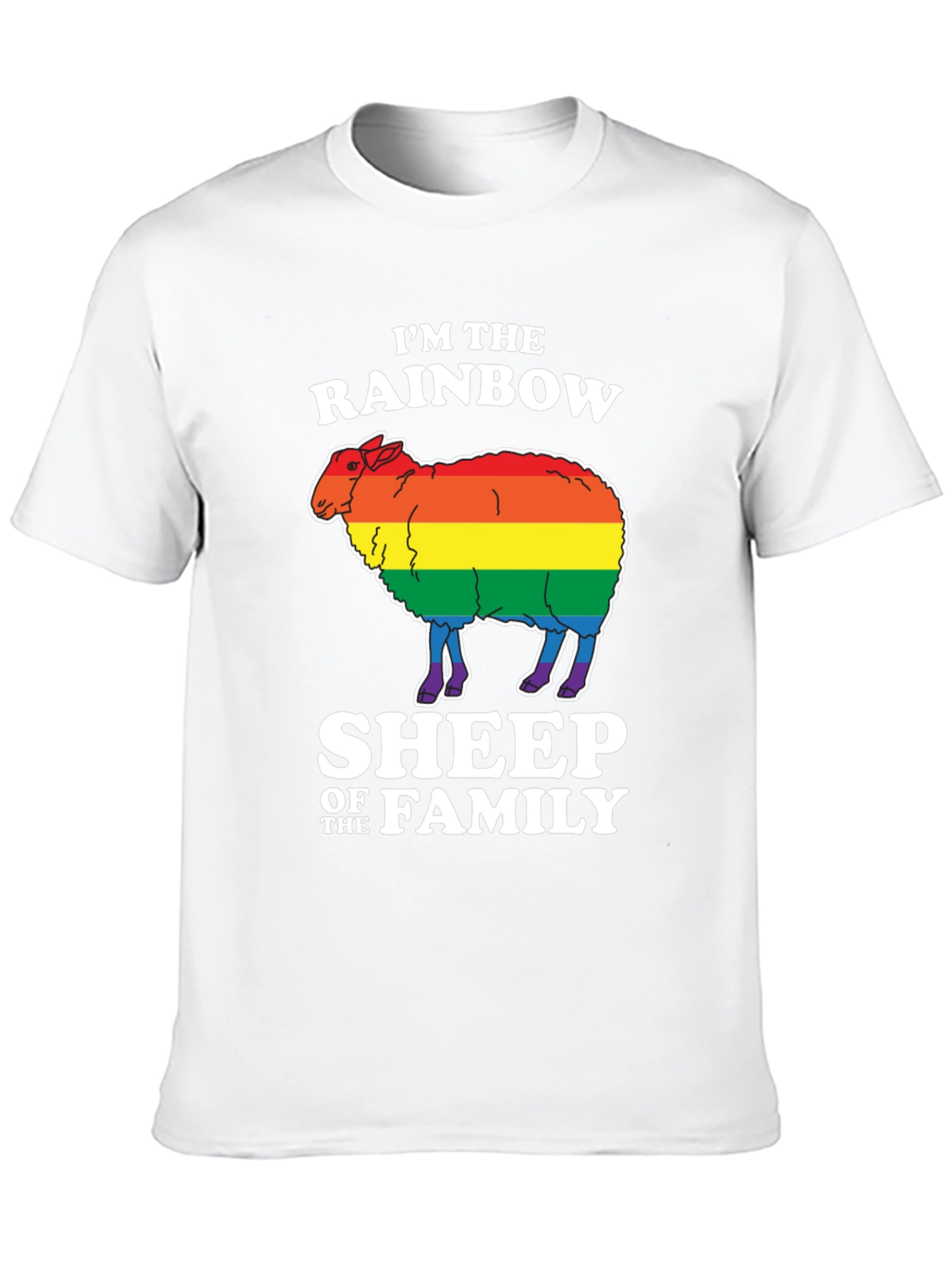 Rainbow Sheep LGBTQ Pride T-Shirt
