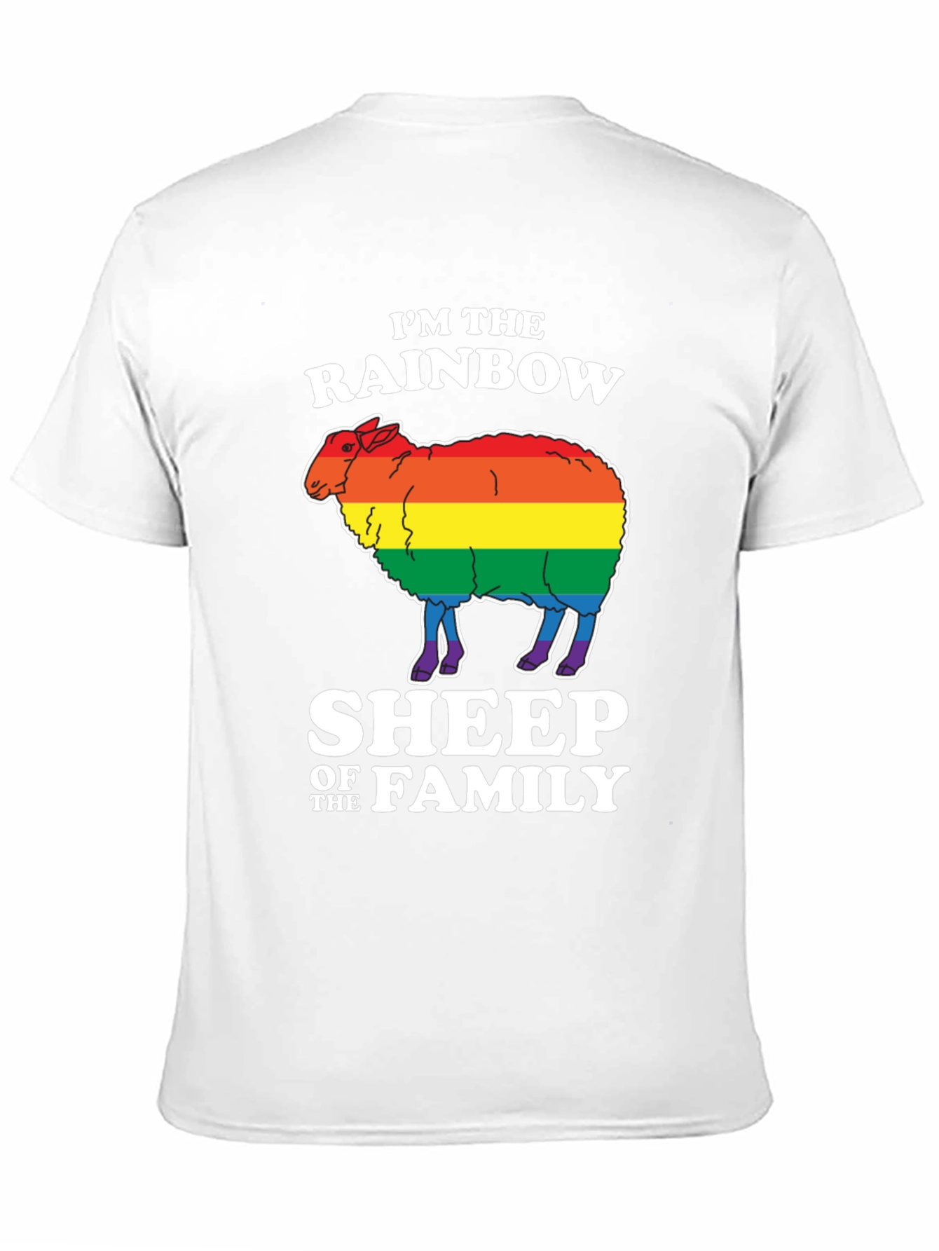 Rainbow Sheep LGBTQ Pride T-Shirt