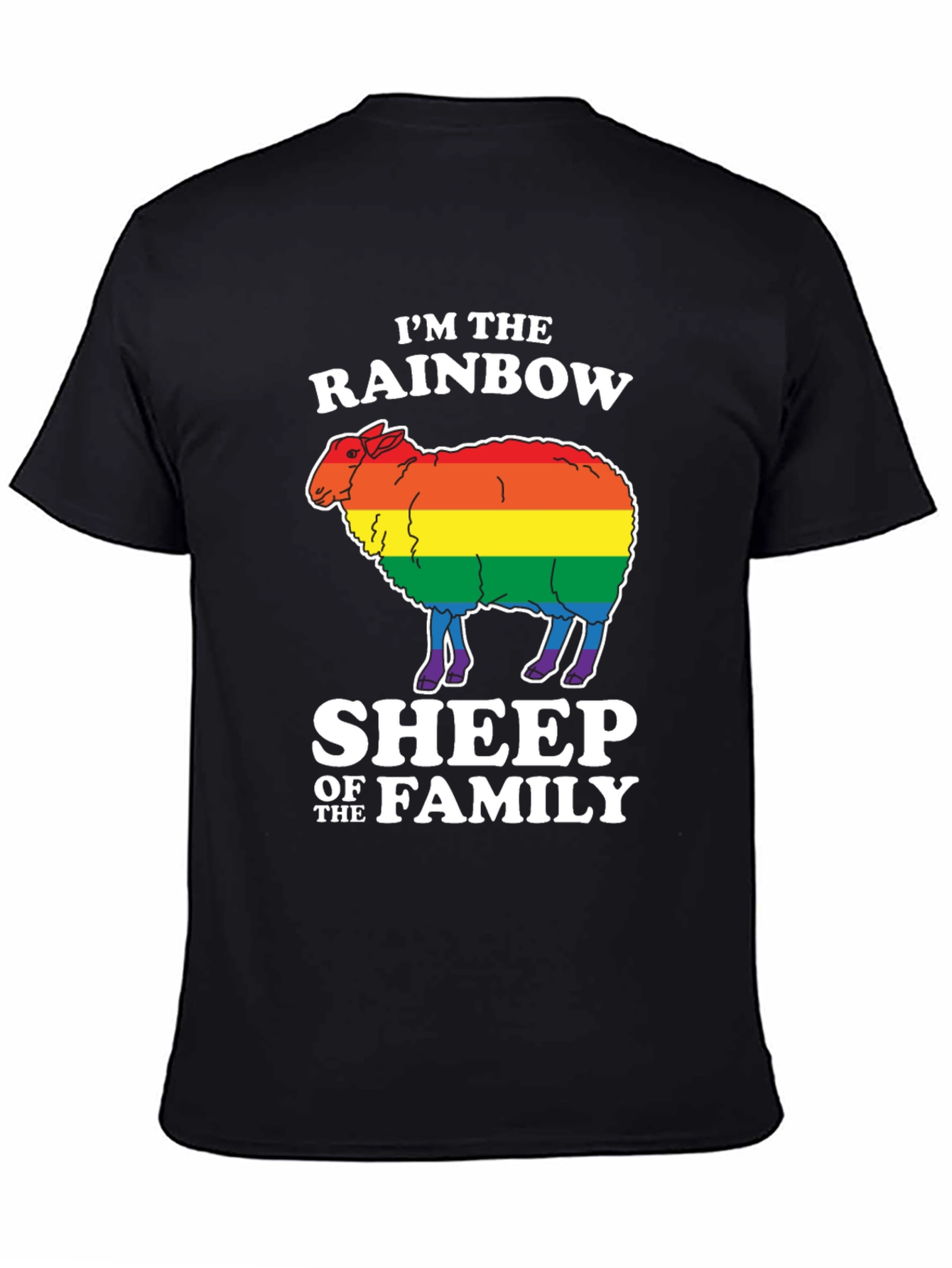 Rainbow Sheep LGBTQ Pride T-Shirt