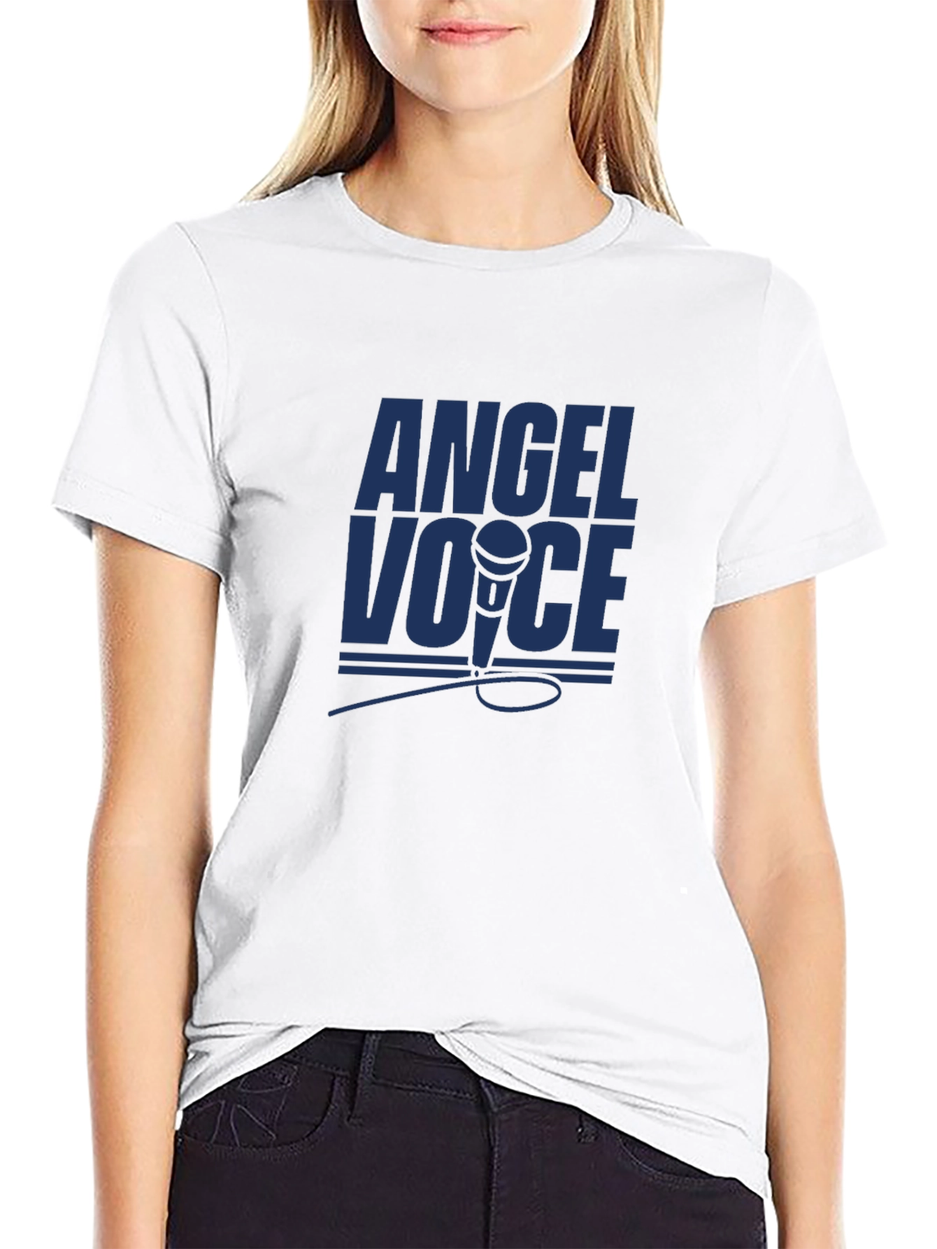 Angel Voice T-Shirt - Classic Black Tee