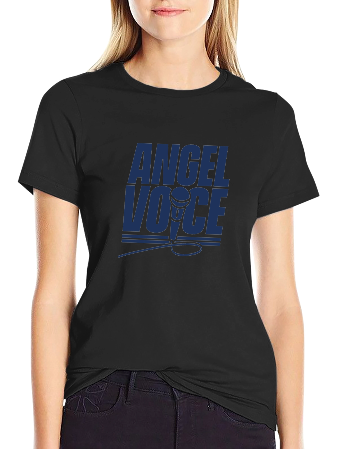 Angel Voice T-Shirt - Classic Black Tee