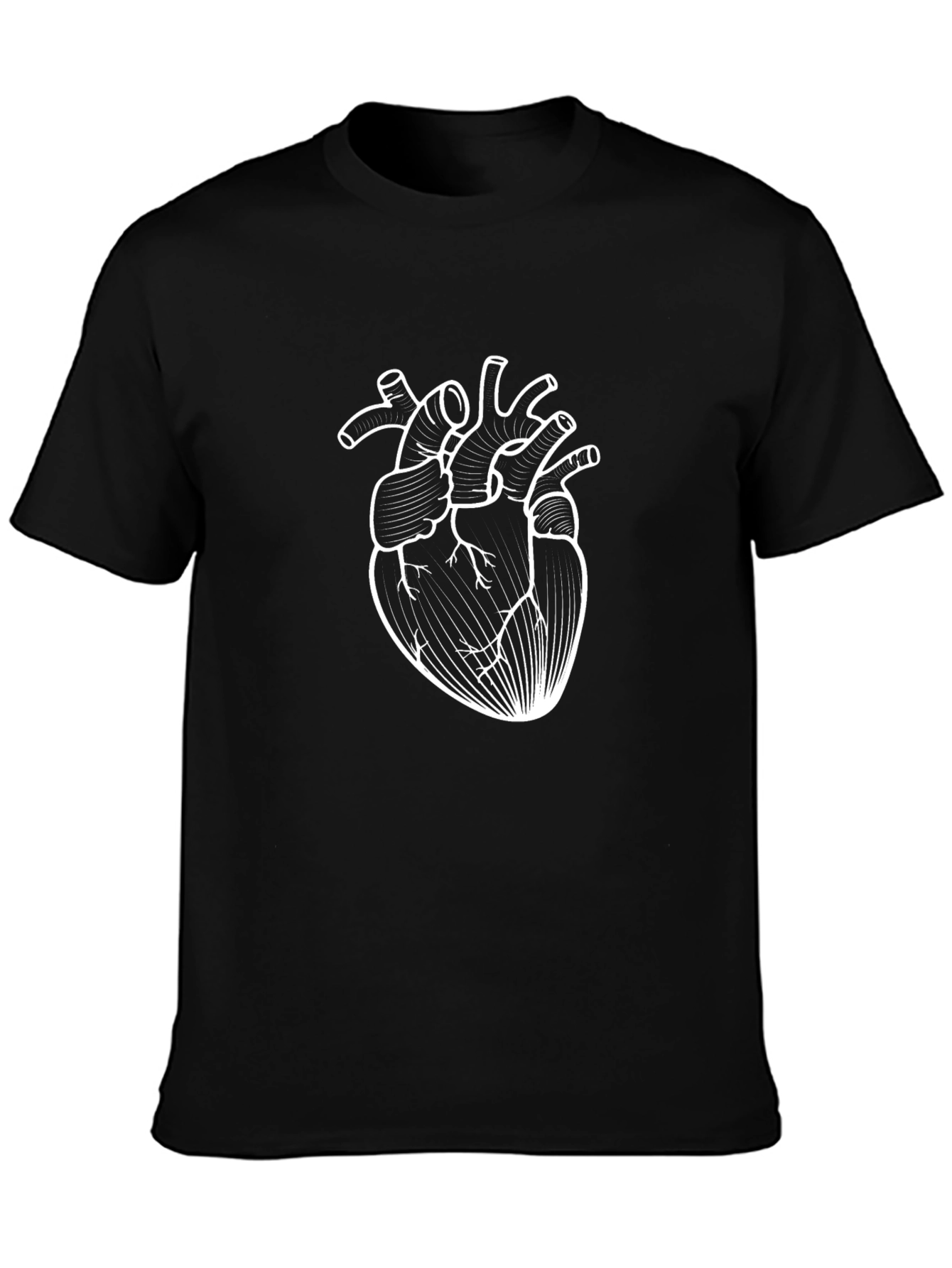 Anatomical Heart Graphic T-Shirt - Unique Design