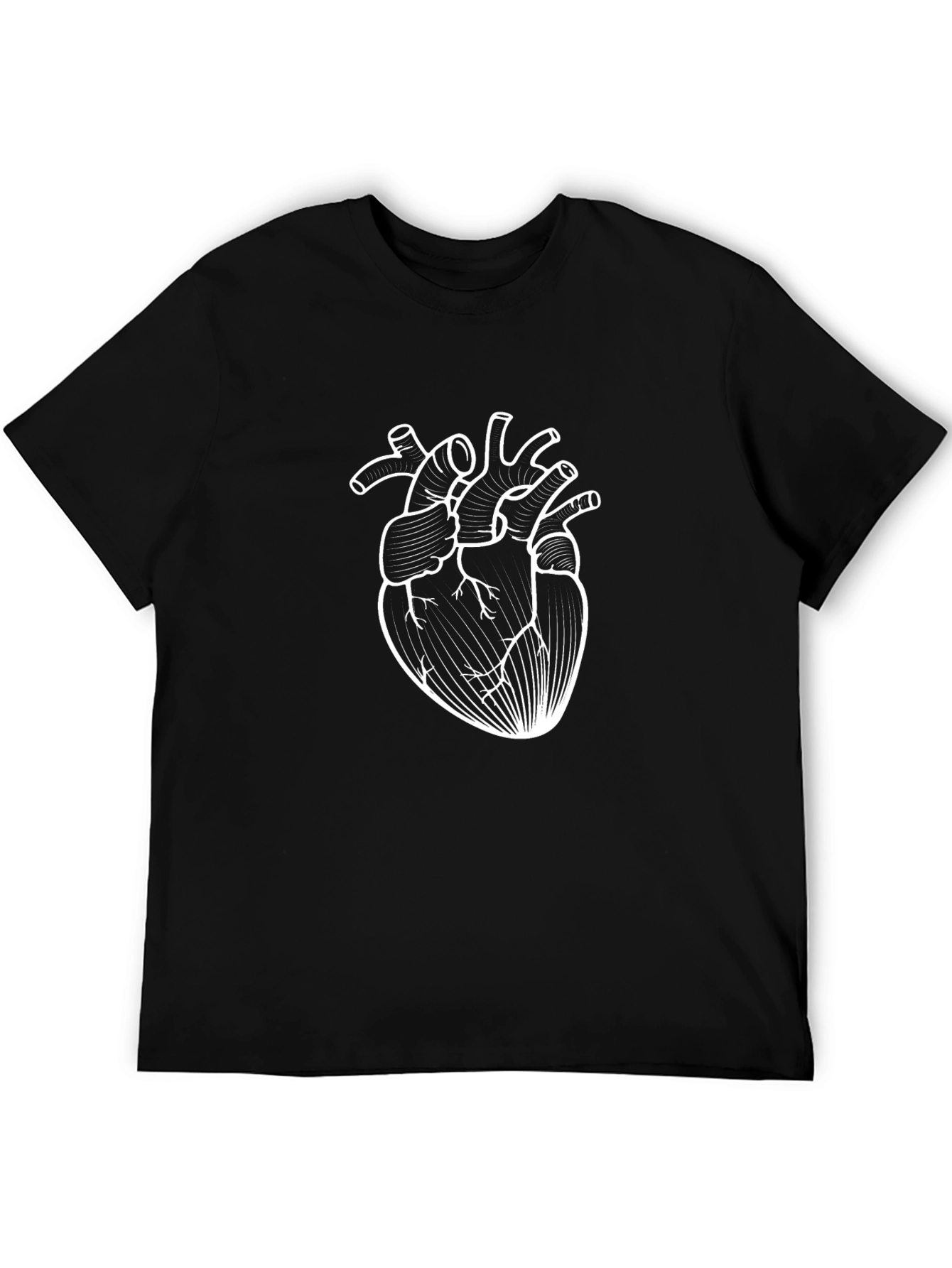 Anatomical Heart Graphic T-Shirt - Unique Design