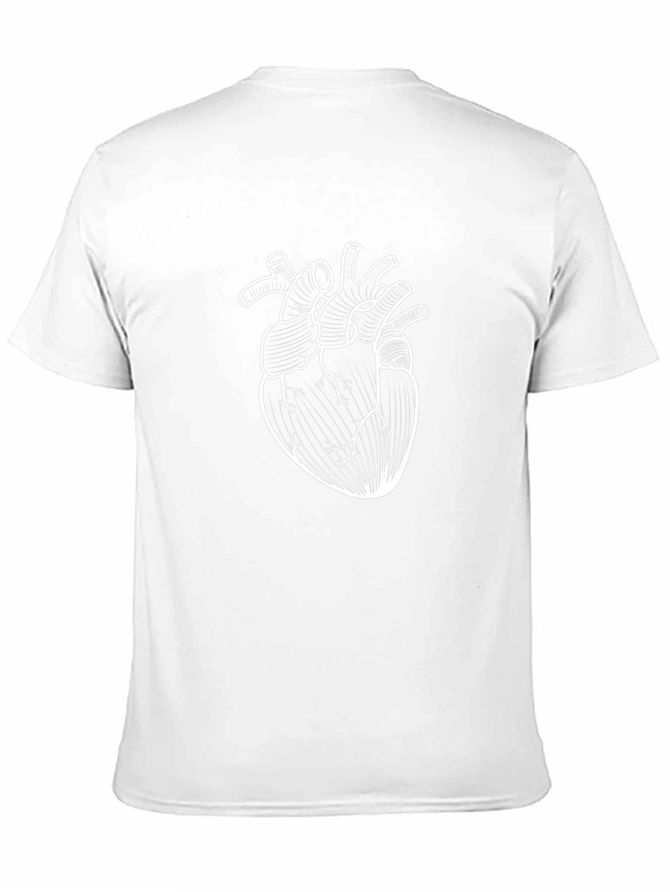 Anatomical Heart Graphic T-Shirt - Unique Design