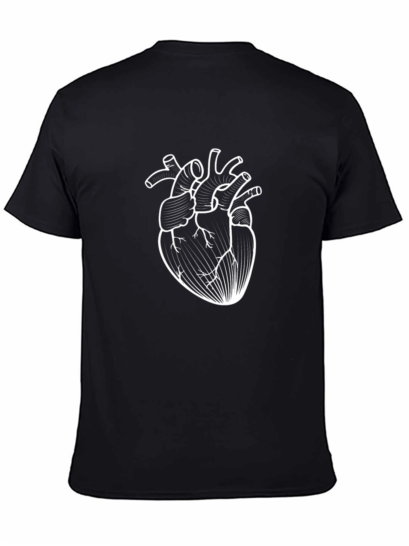 Anatomical Heart Graphic T-Shirt - Unique Design