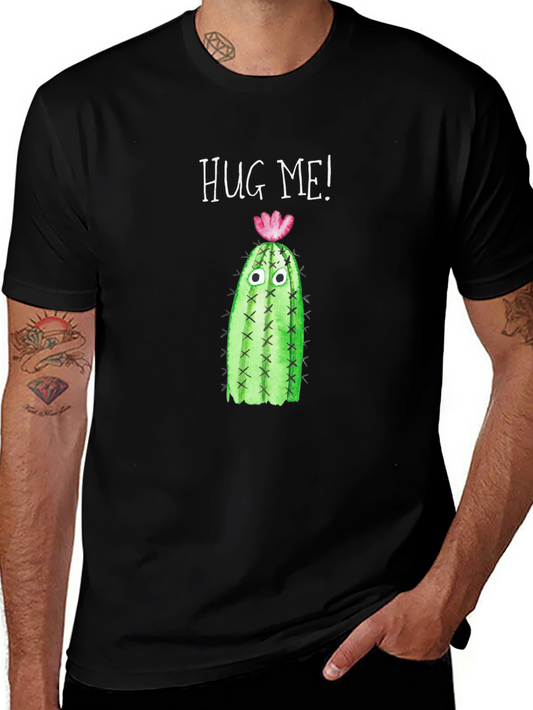 Hug Me Cactus T-Shirt - Funny Graphic Tee