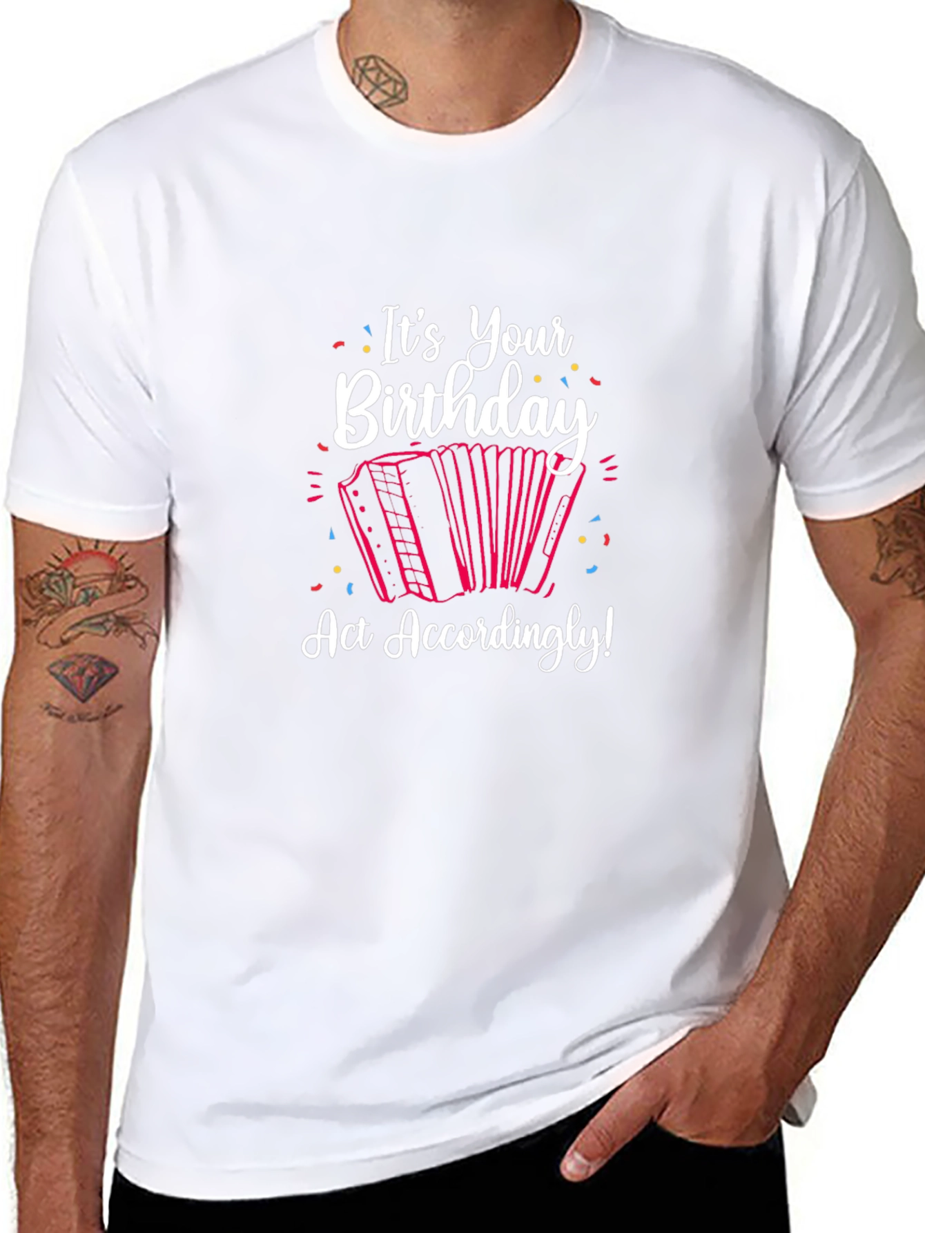 Birthday Accordion T-Shirt