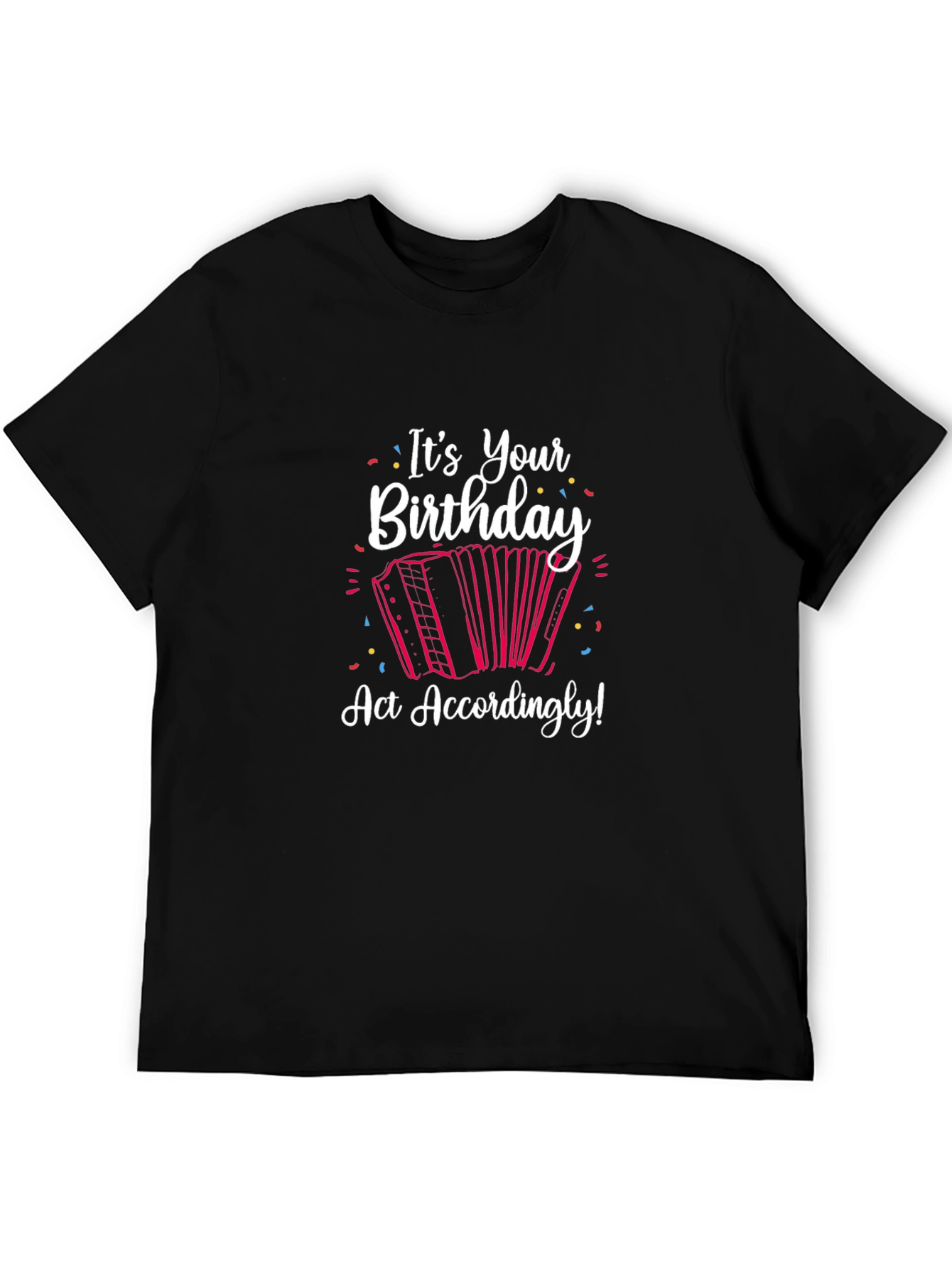 Birthday Accordion T-Shirt