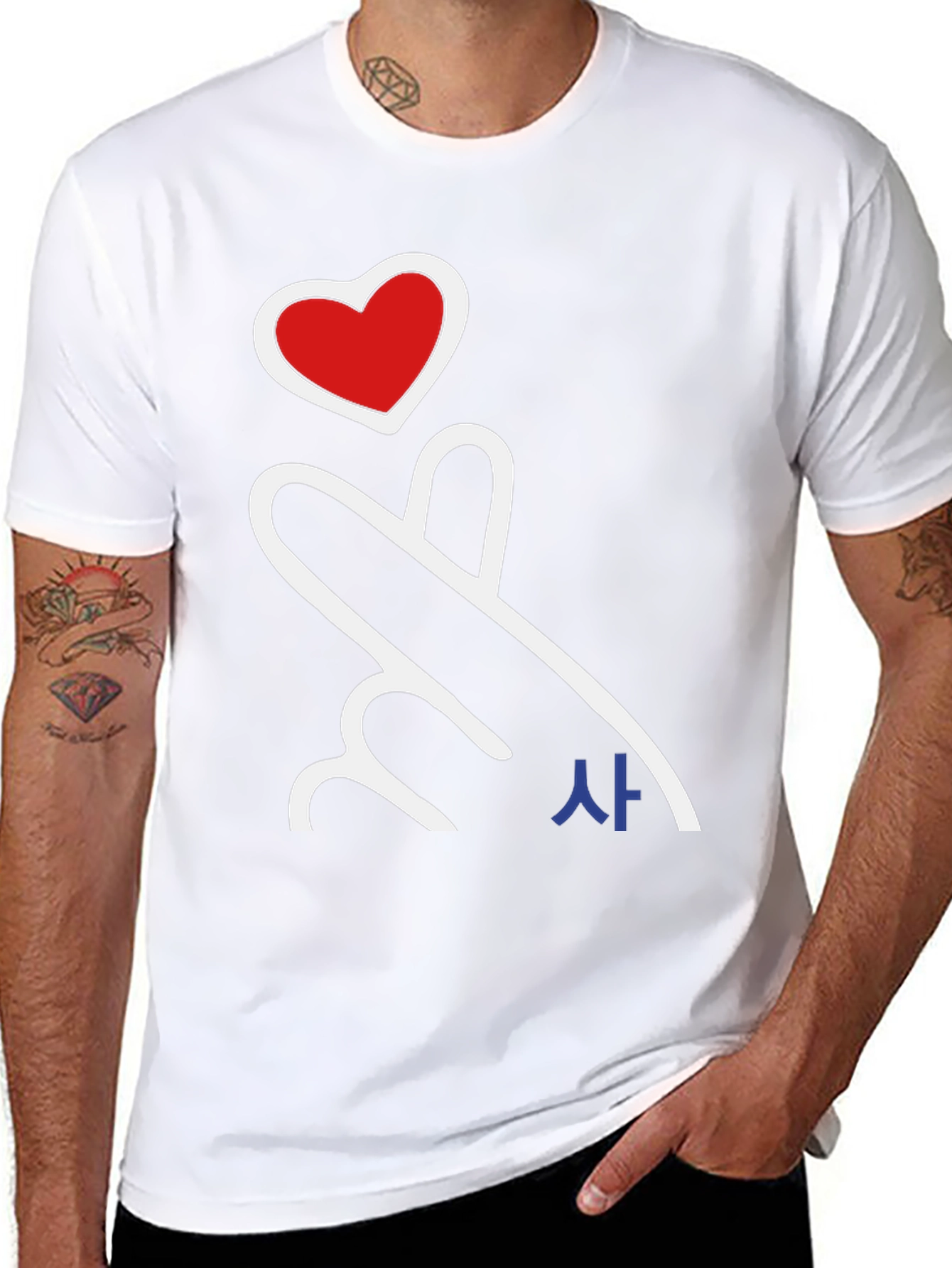 Love Sign Black T-Shirt