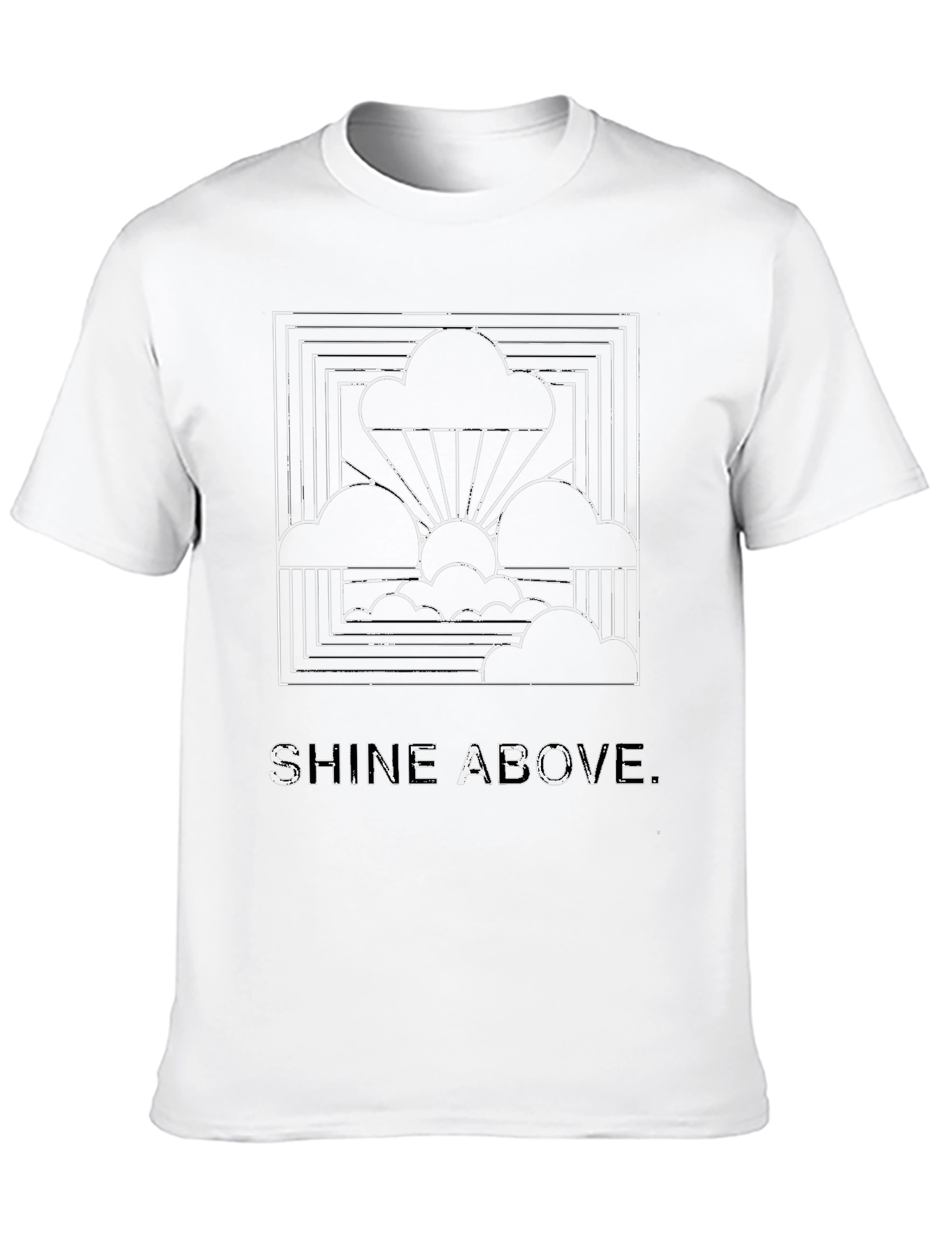 Shine Above Graphic Tee - Black