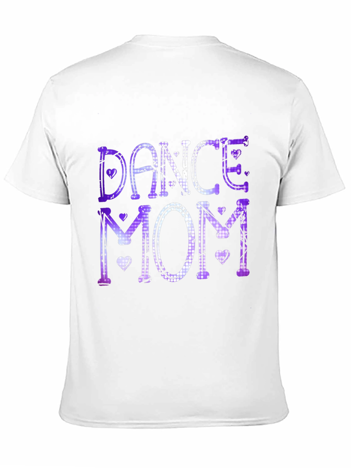 Dance Mom T-Shirt: Purple & White Design