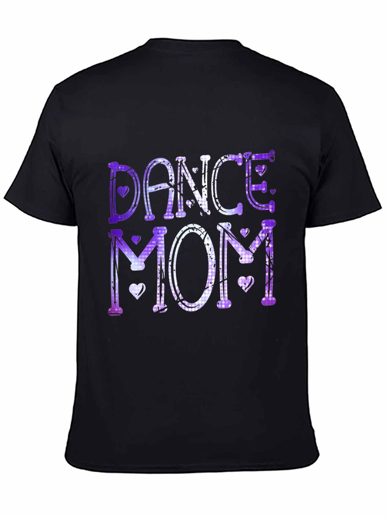 Dance Mom T-Shirt: Purple & White Design