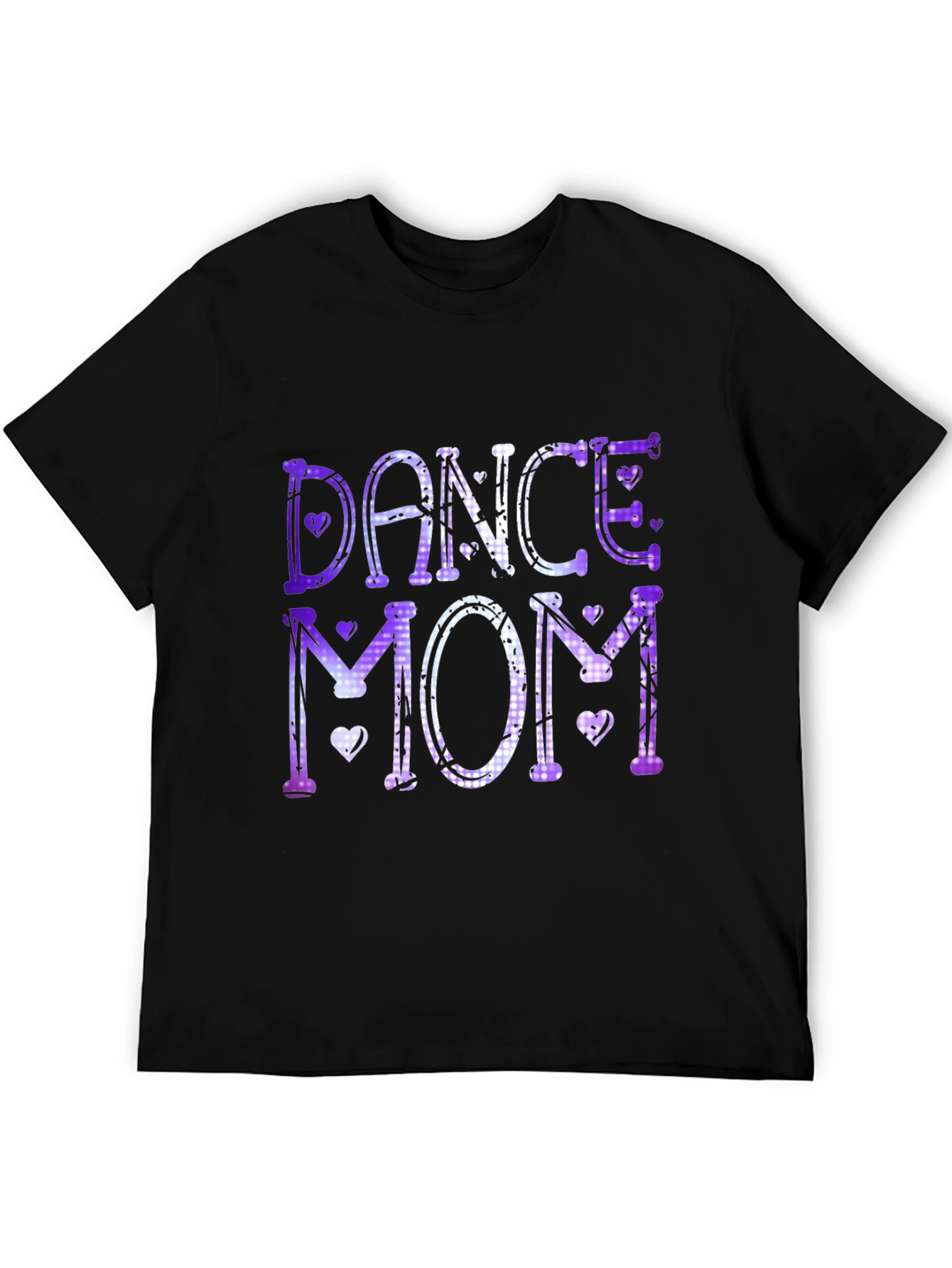 Dance Mom T-Shirt: Purple & White Design